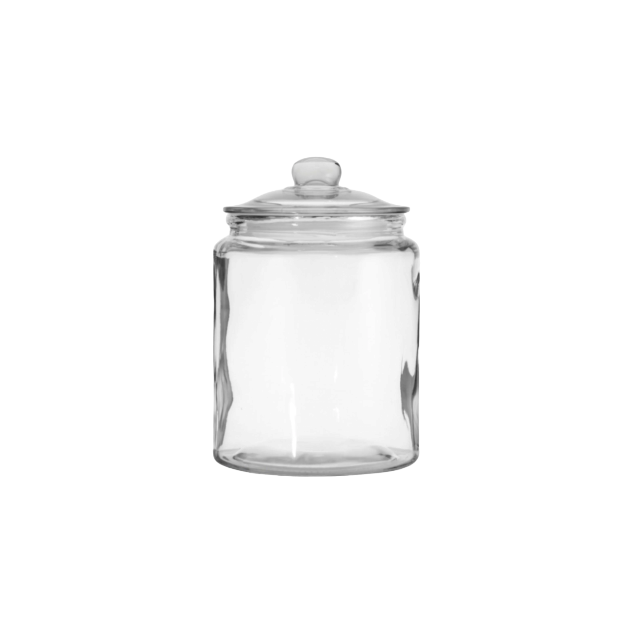 Regent 4L Glass Round Canister with Lid 15013
