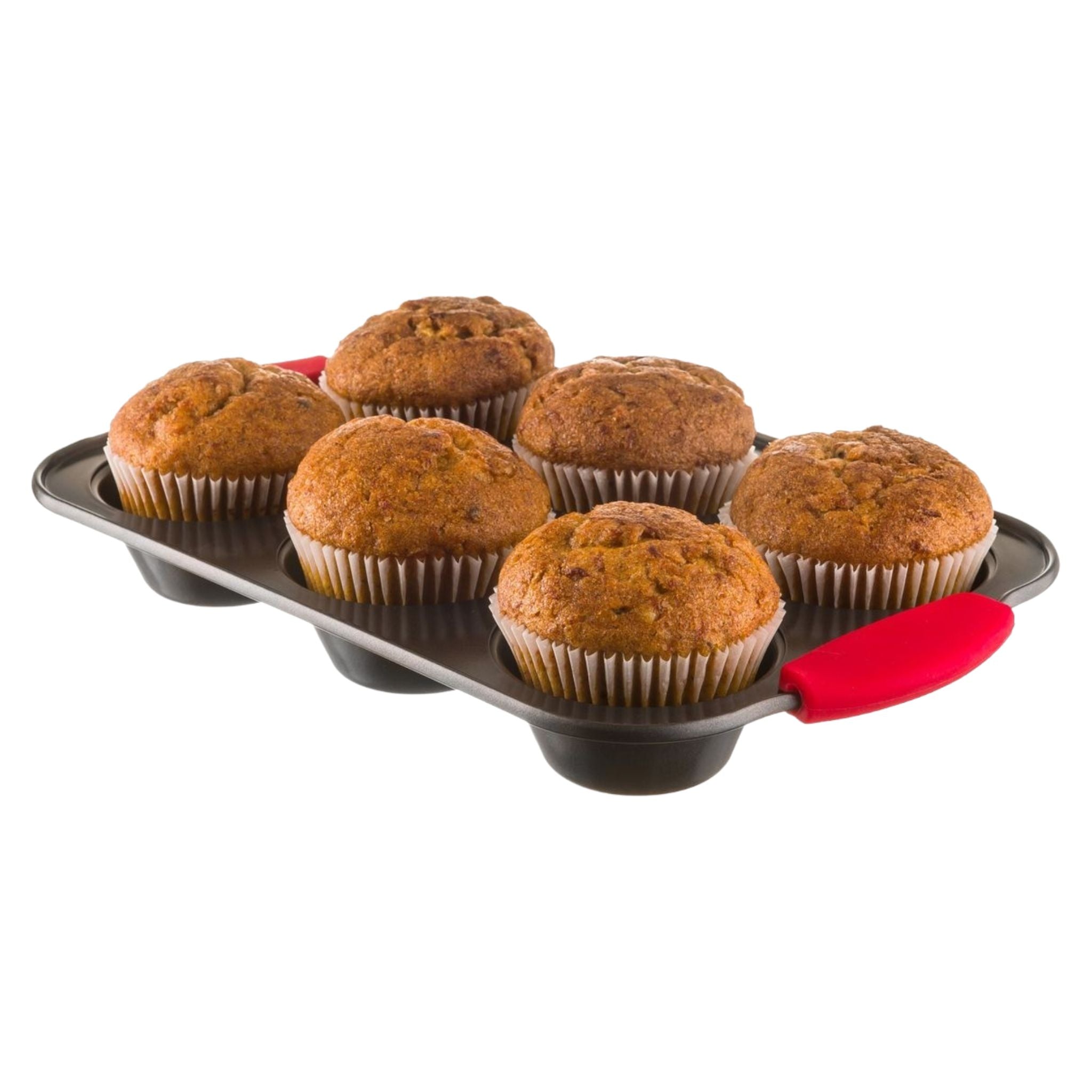 Muffin Baking Pan 6-Cup Grey XBAK333