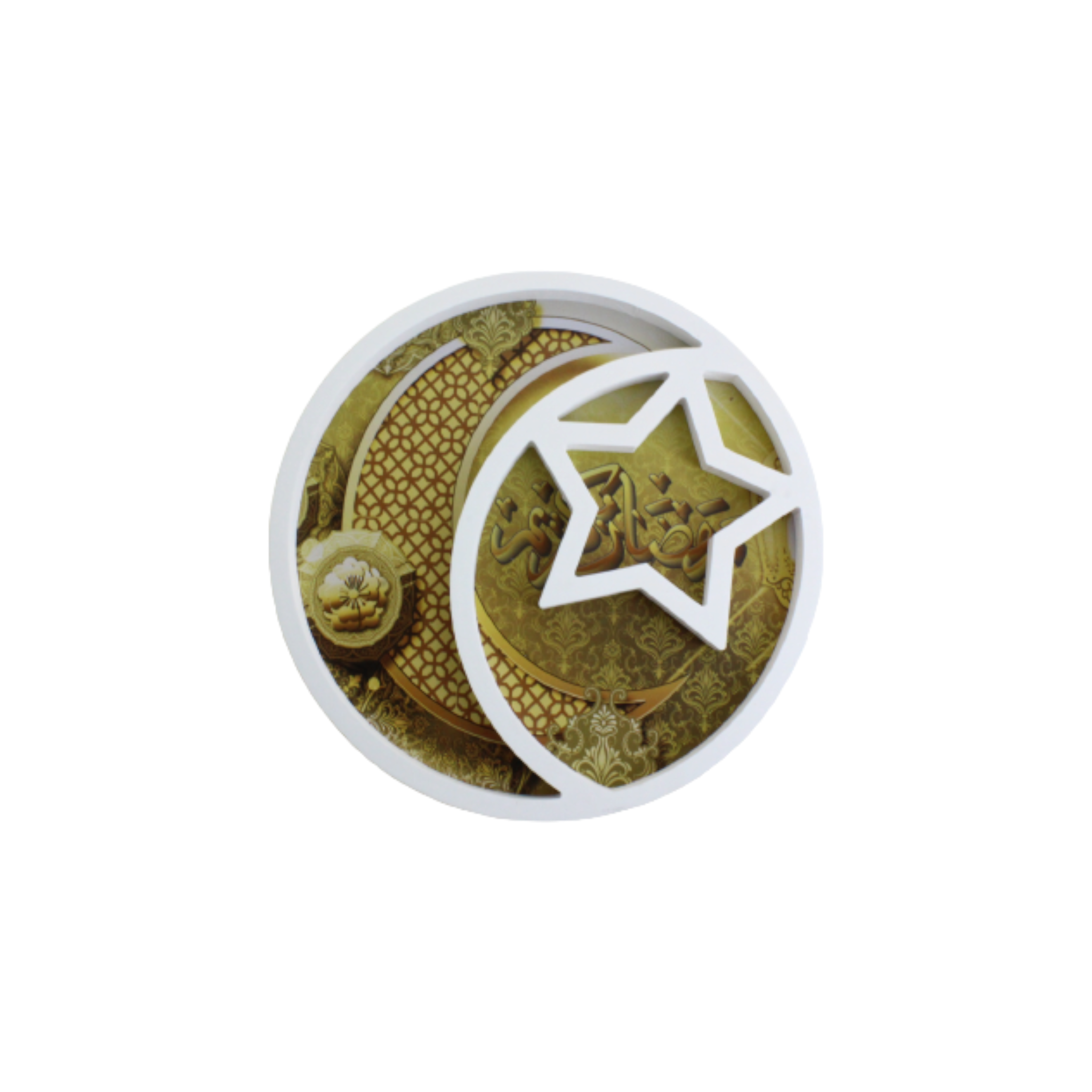 Moon and Star Serving Tray  29.6x2cm XKD049