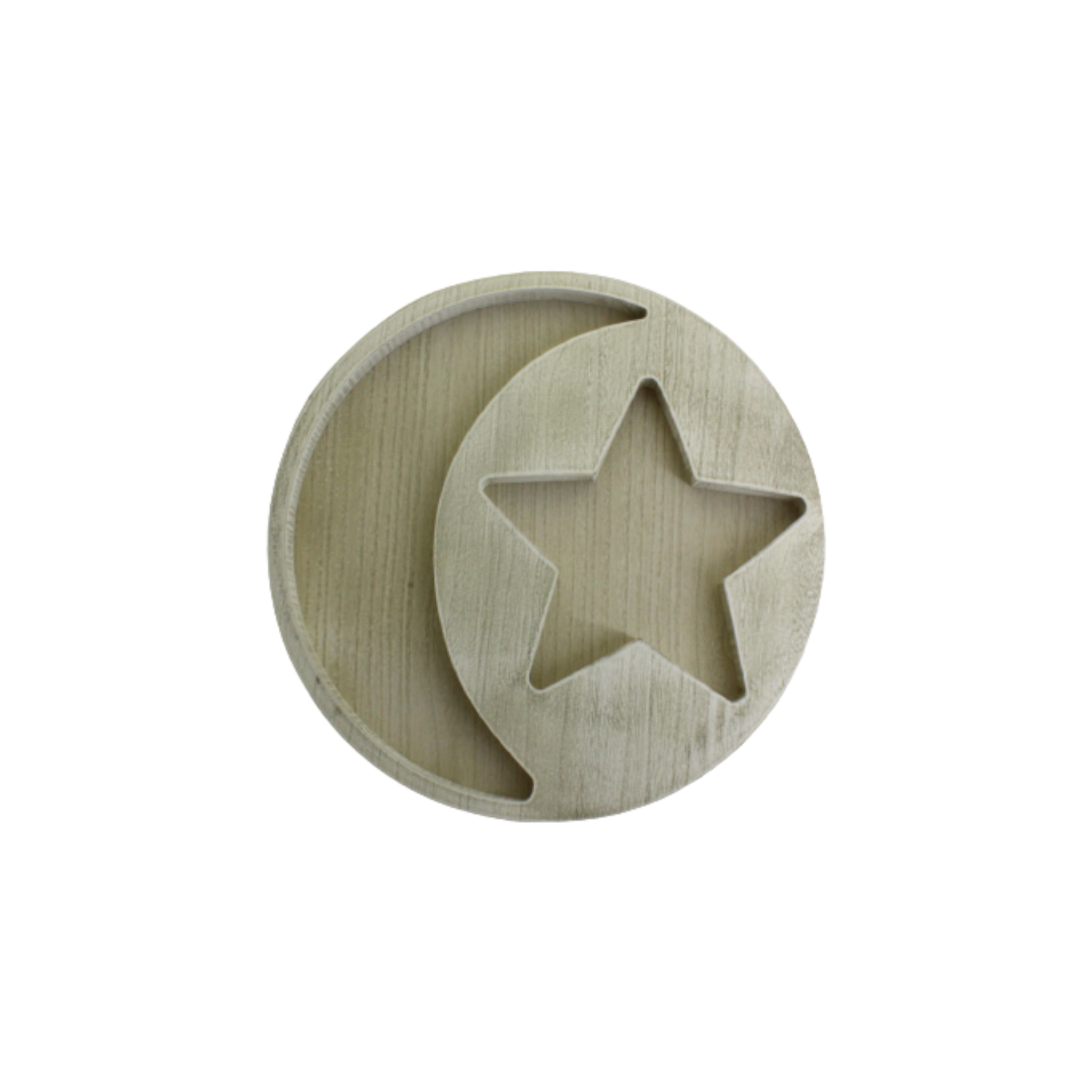 Moon and Star Serving Tray 39.5x2.4cm XKD075