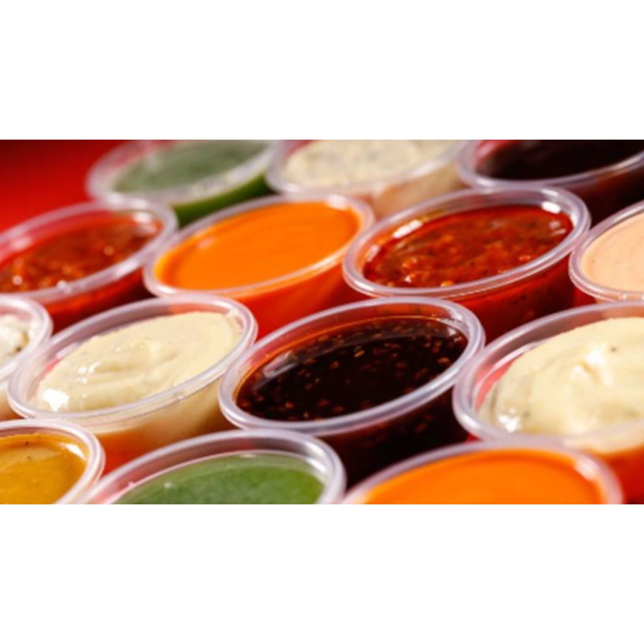 100g Sauce Tubs with Lid 100pack