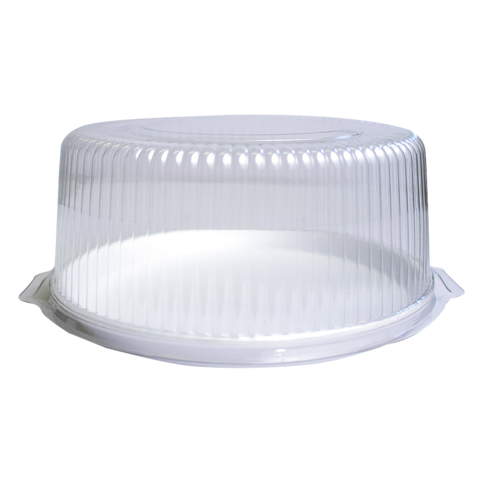 TableCraft H820P422 Clear Styrene Cake Plate and Cover Set 12-3/4