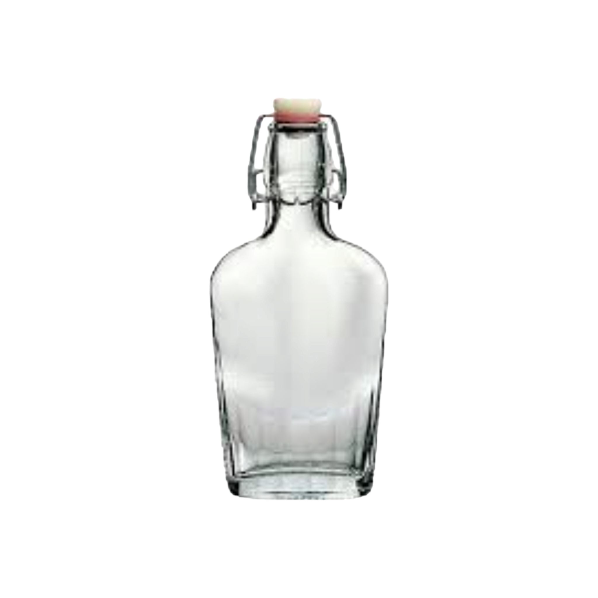 Glass Bottle 200ml Oil Vinegar Fiaschetta Jar with swing Top Lid