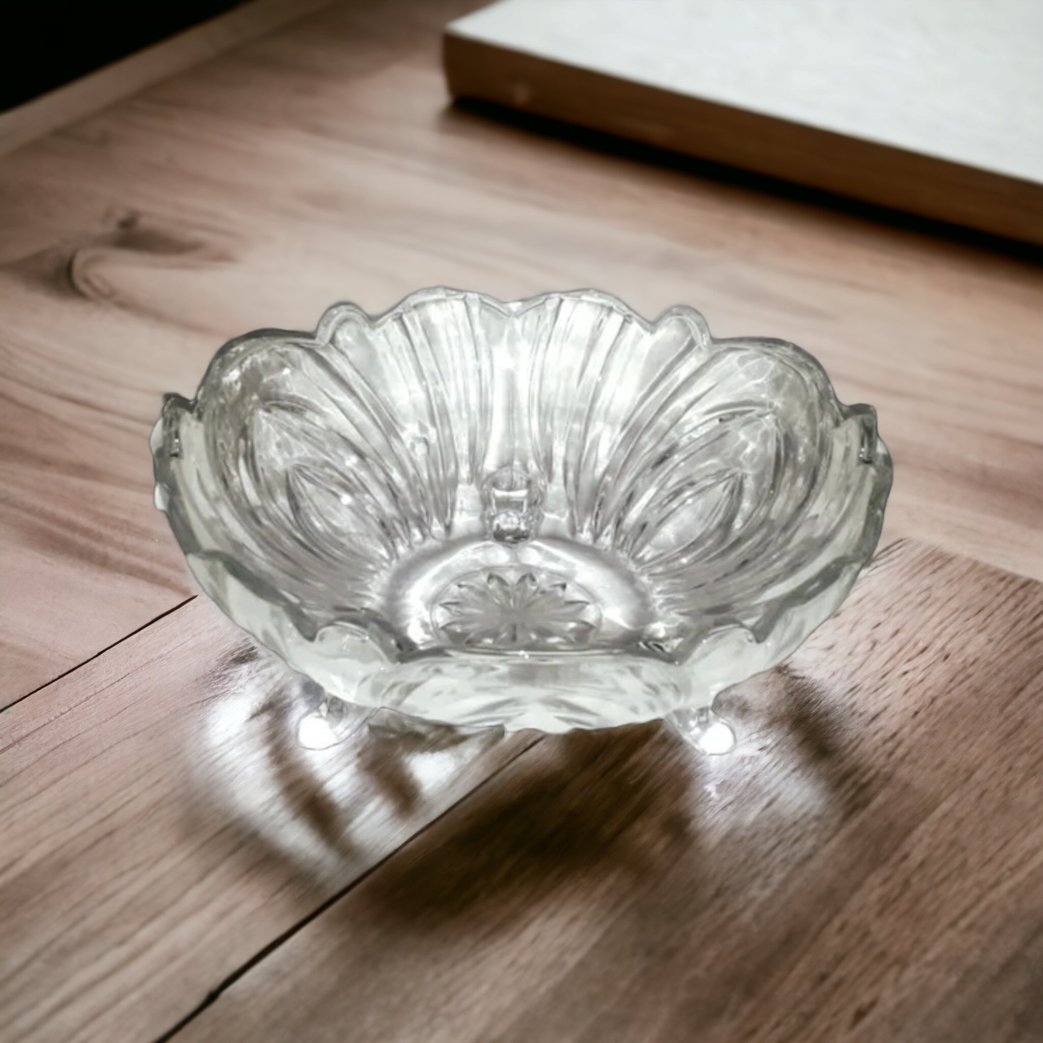 Glass Candy Bowl 920g 23x9cm