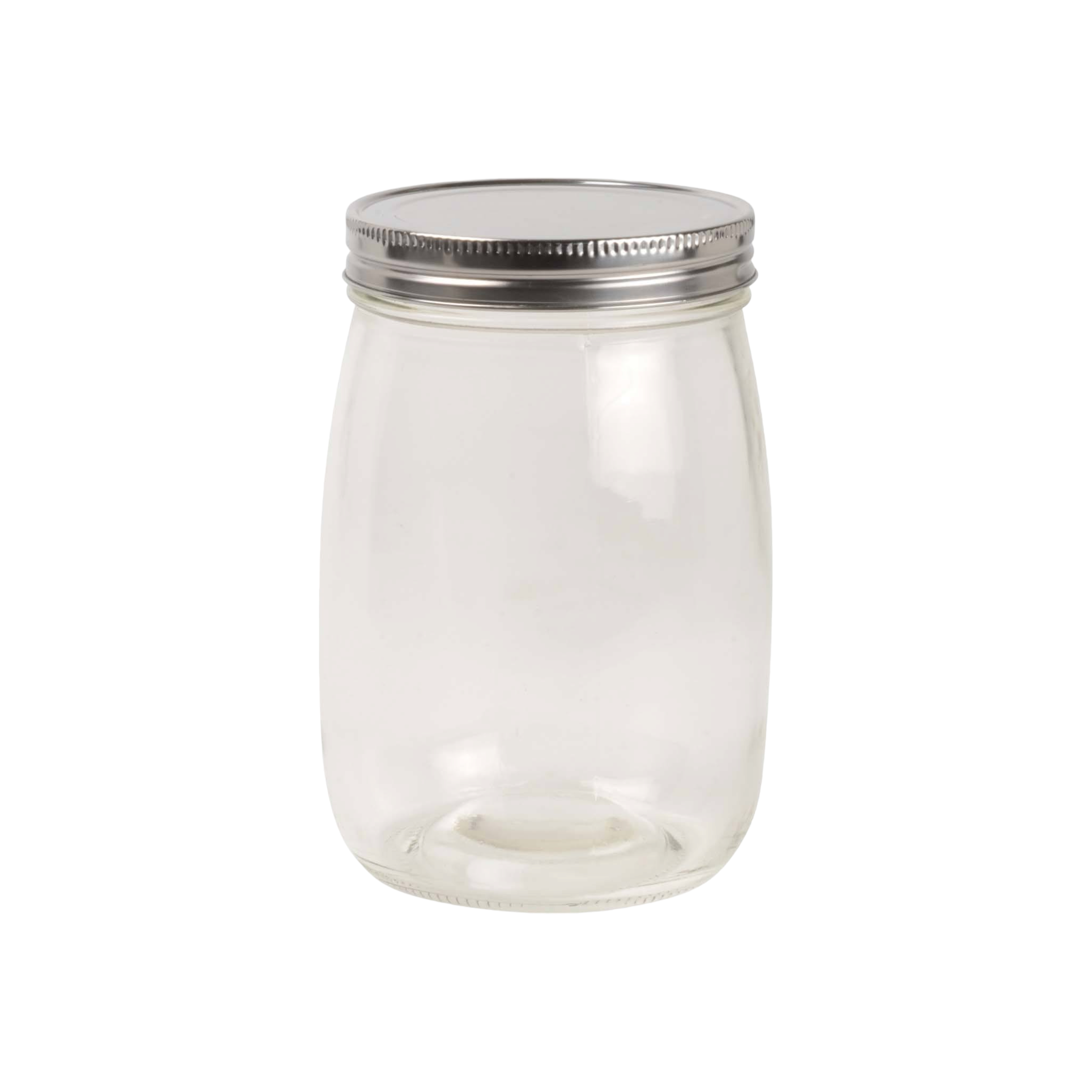 Plastic PVC Bottle with Silver Lid 180ml
