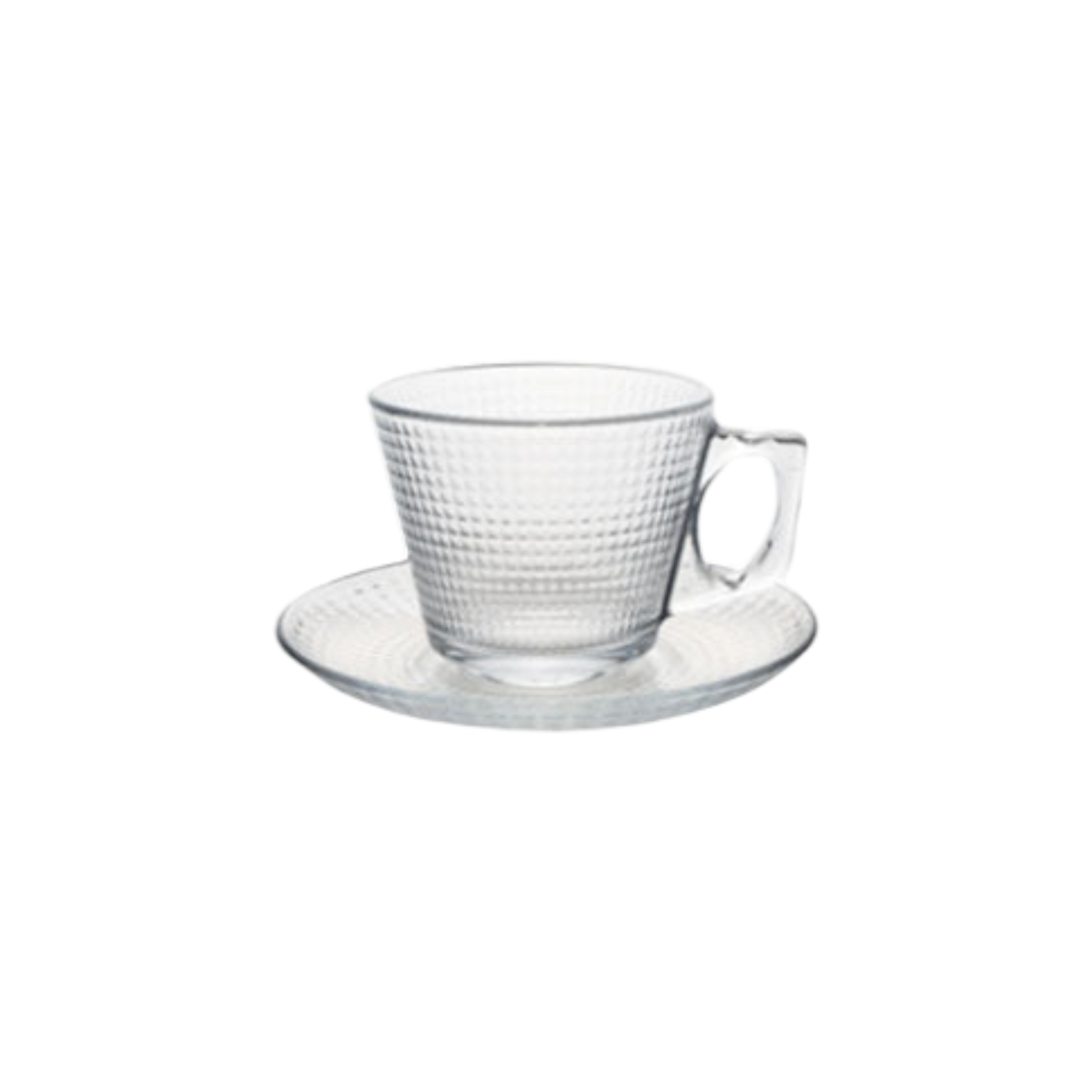 Generation Glass Cup and Saucer 6pcs 23858