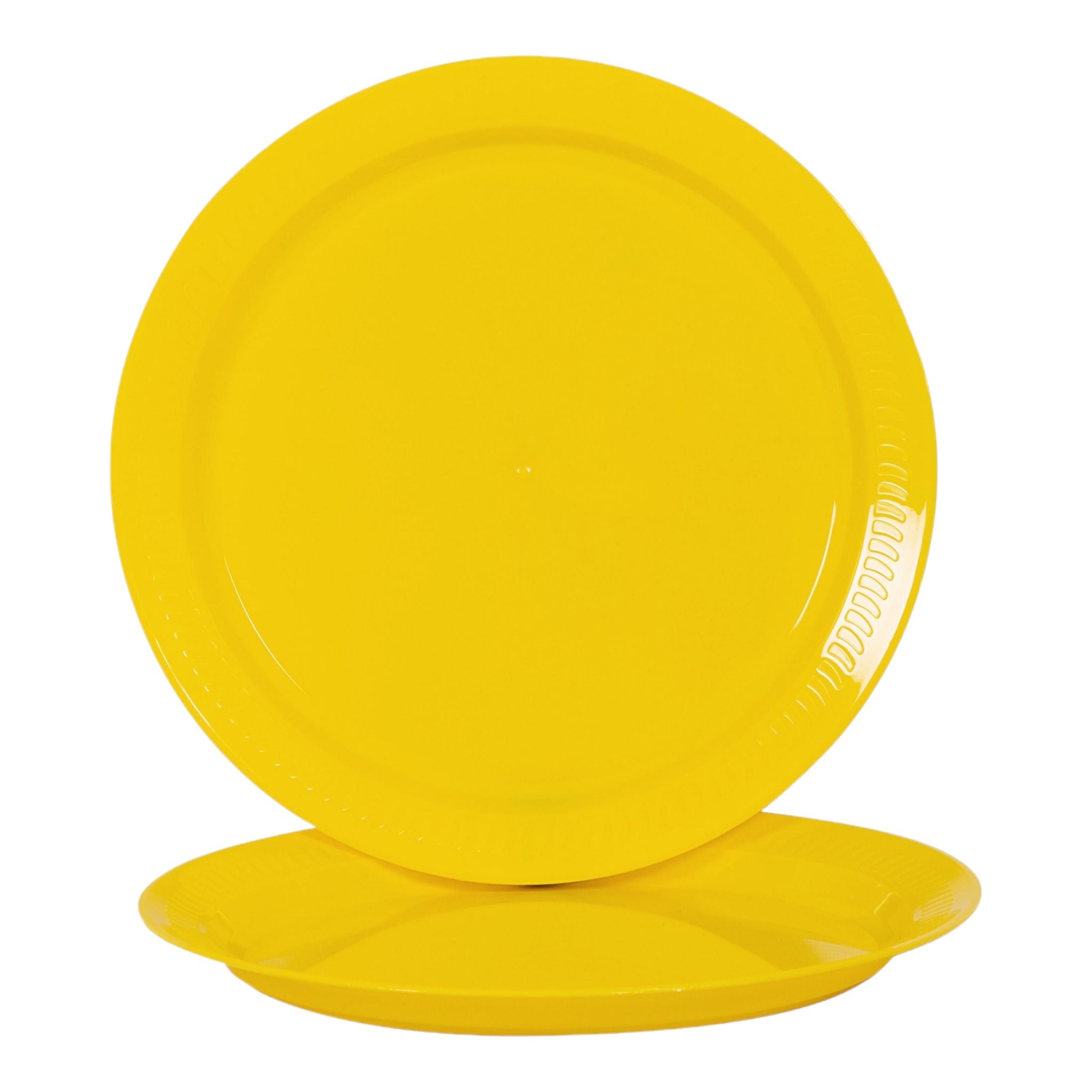 Plastic Catering Color Plates 260mm Extra Large 10pack Buzz