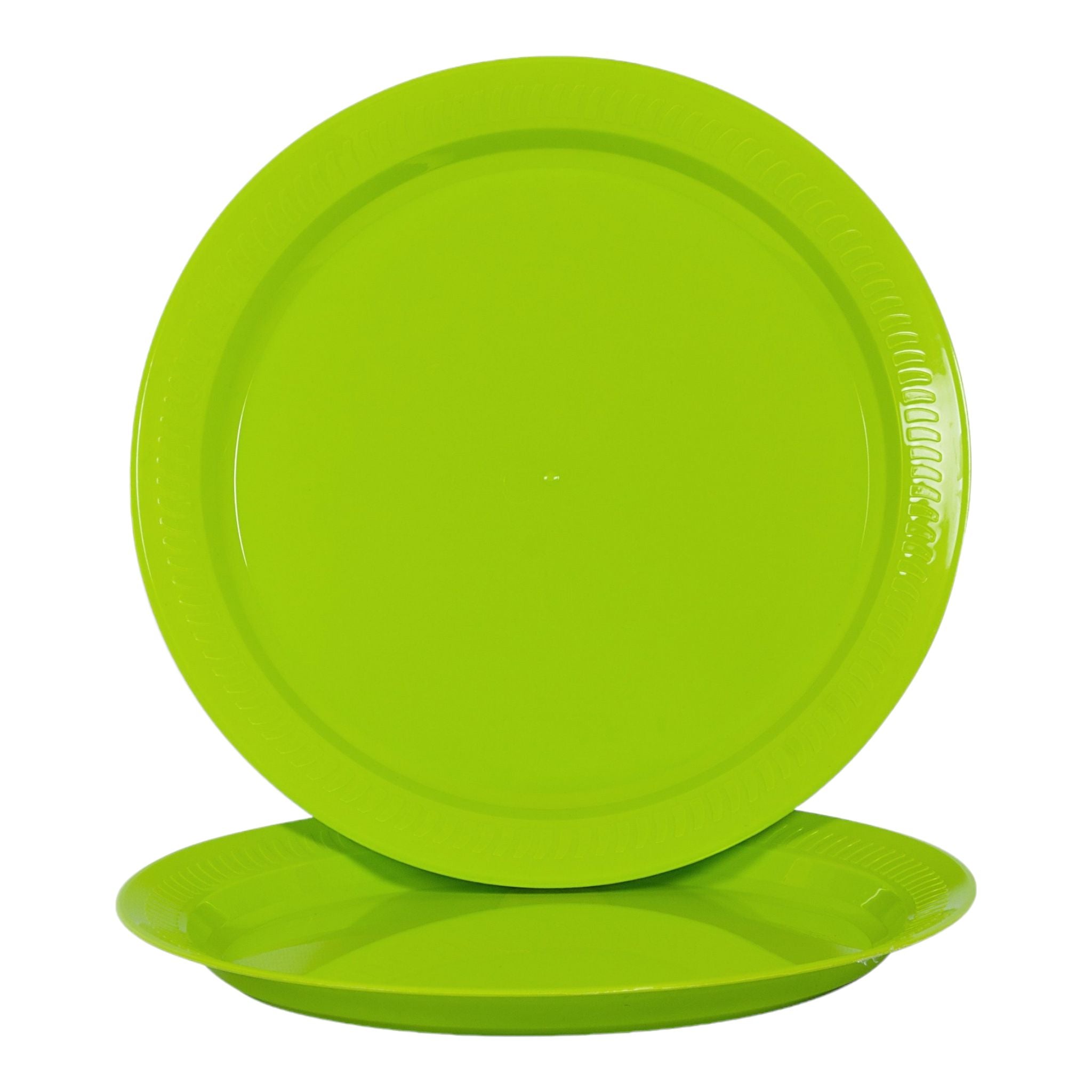 Plastic Catering Color Plates 260mm Extra Large 10pack Buzz