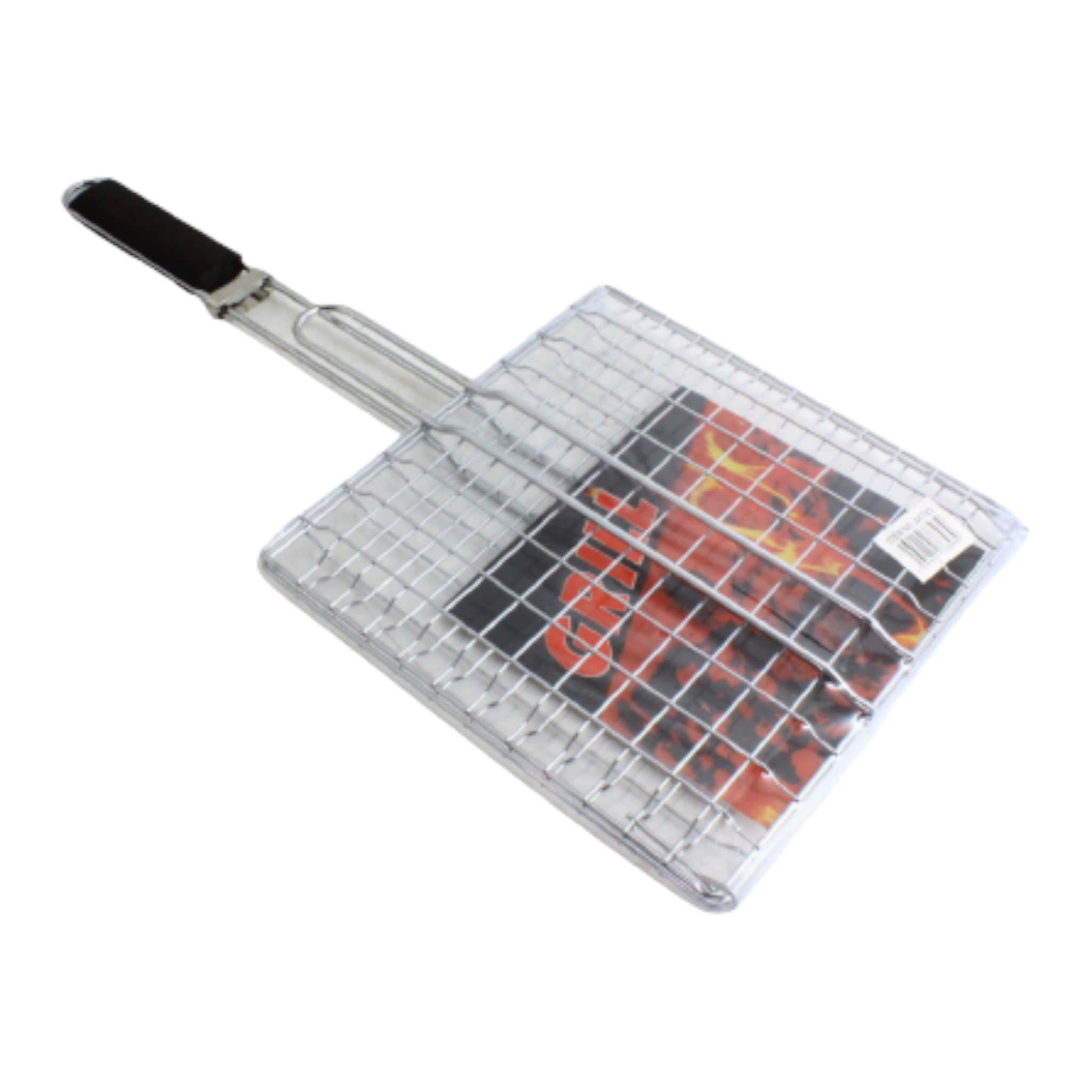 Braai Grill Grid Square Silver Stainless Steel XK793