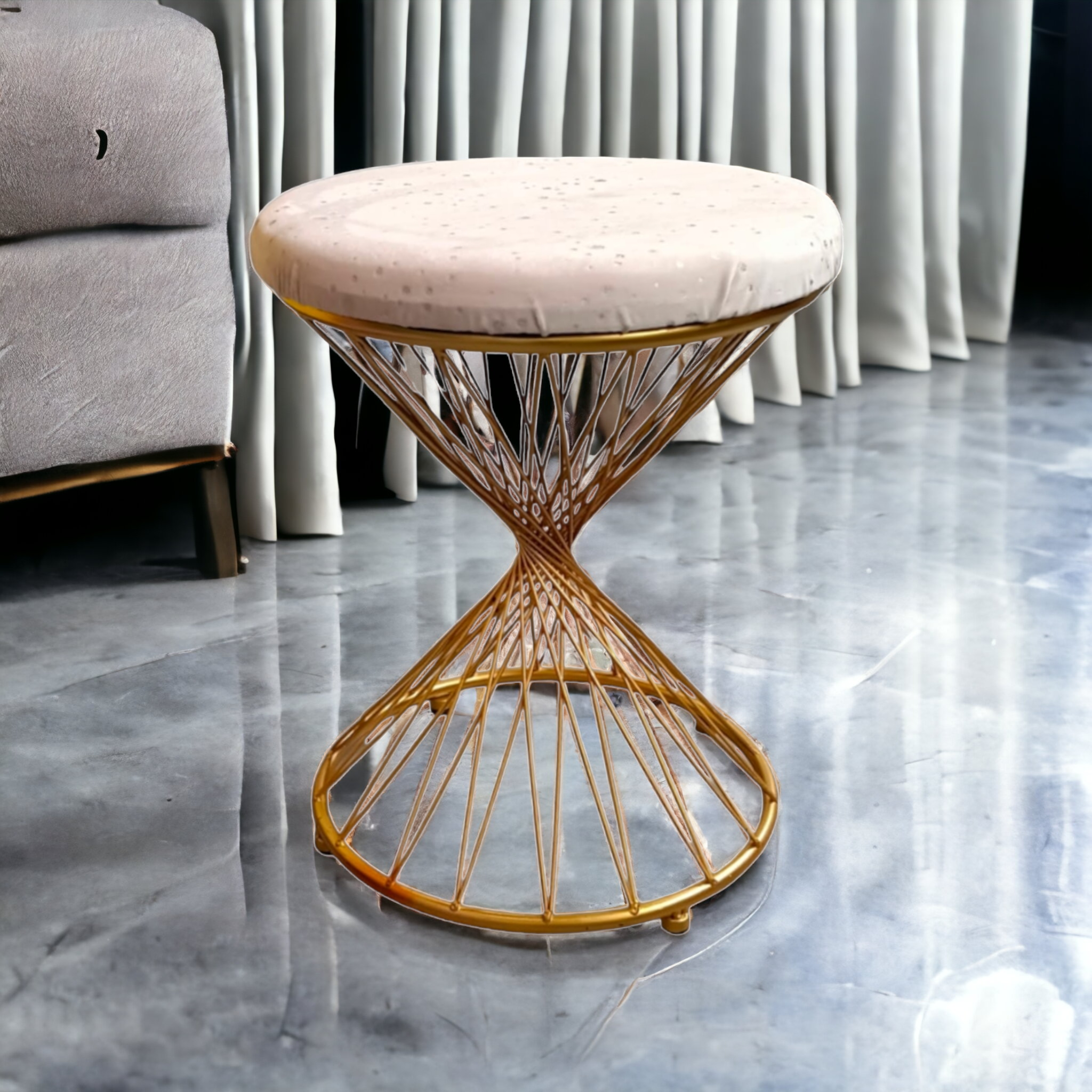 Twisted Designer Chair 36x43cm