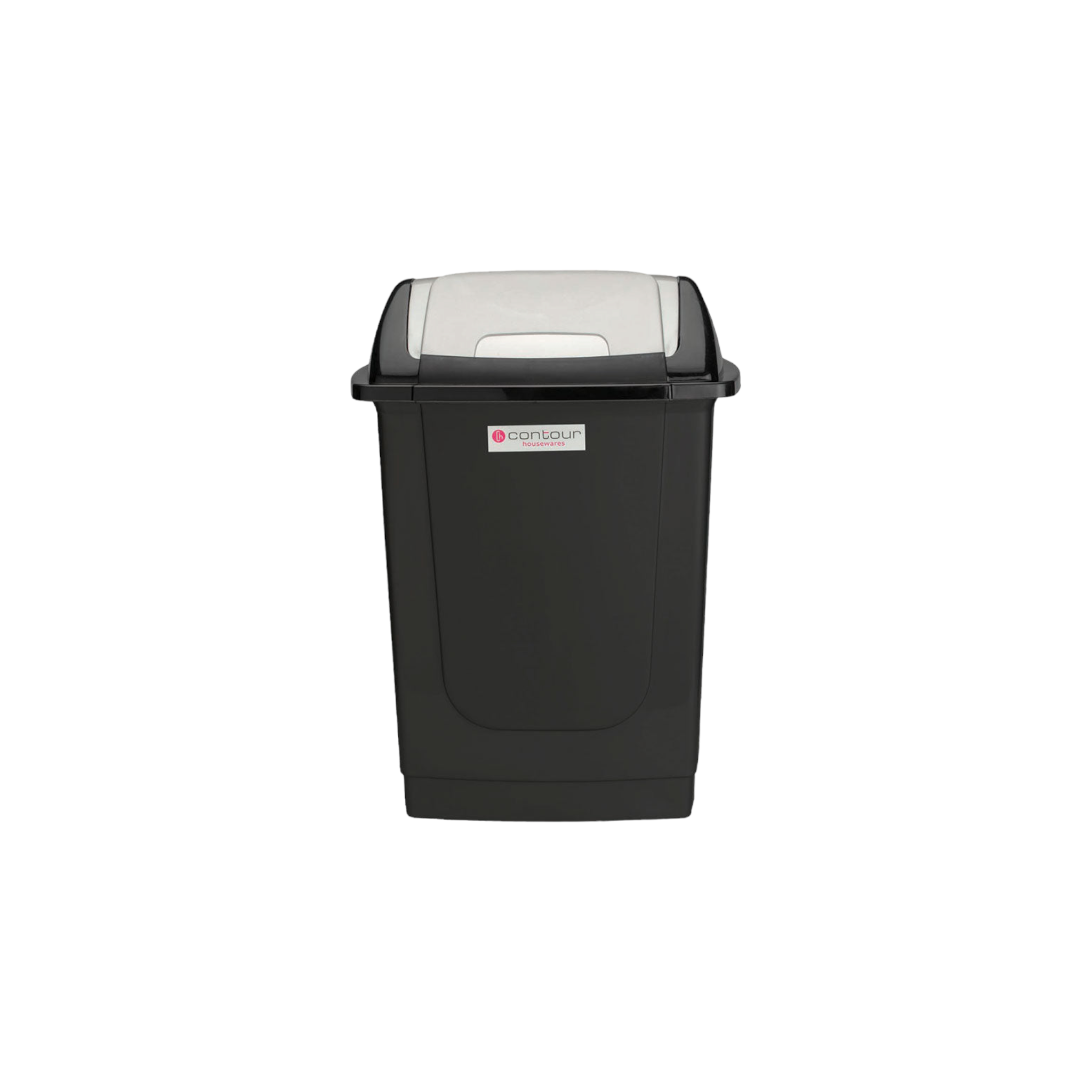 50L Contour Lift Office Waste Dustbin Square with Lift Lid Buzz