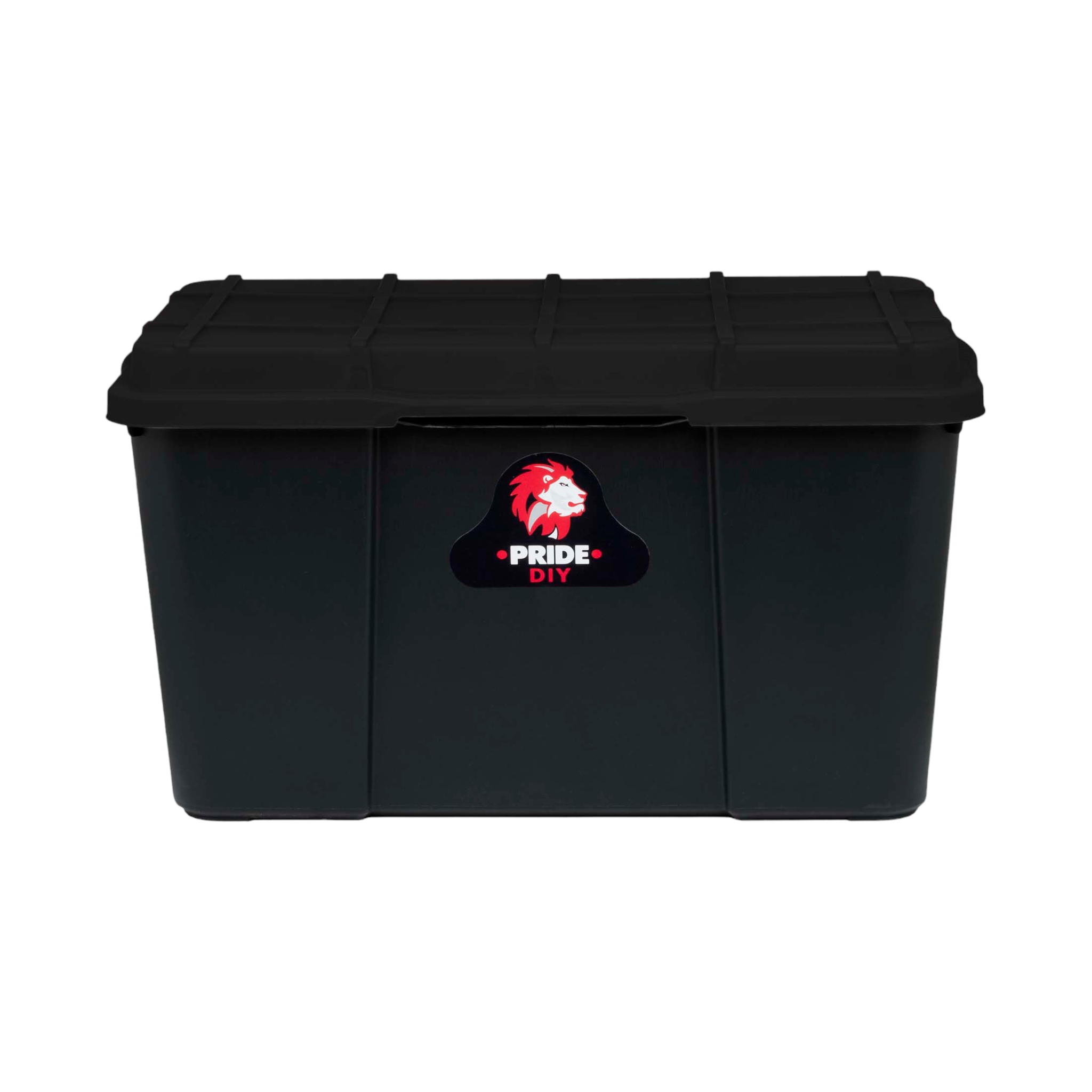 45L Pride Plastic Storage Box Utility Container Box Black