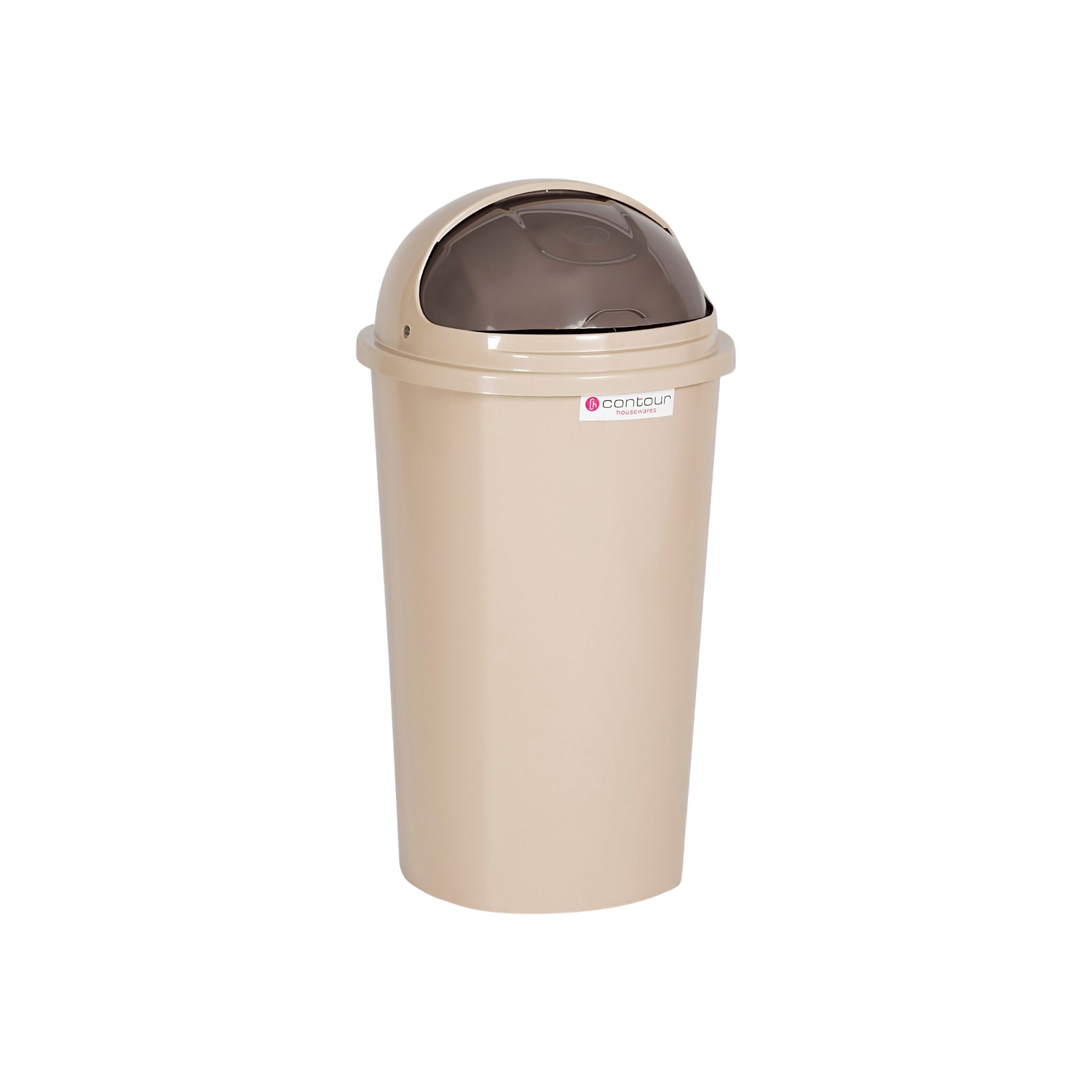 25L Contour Lift Office Waste Colour Dustbin Round Helmet Flip Top Lid Buzz