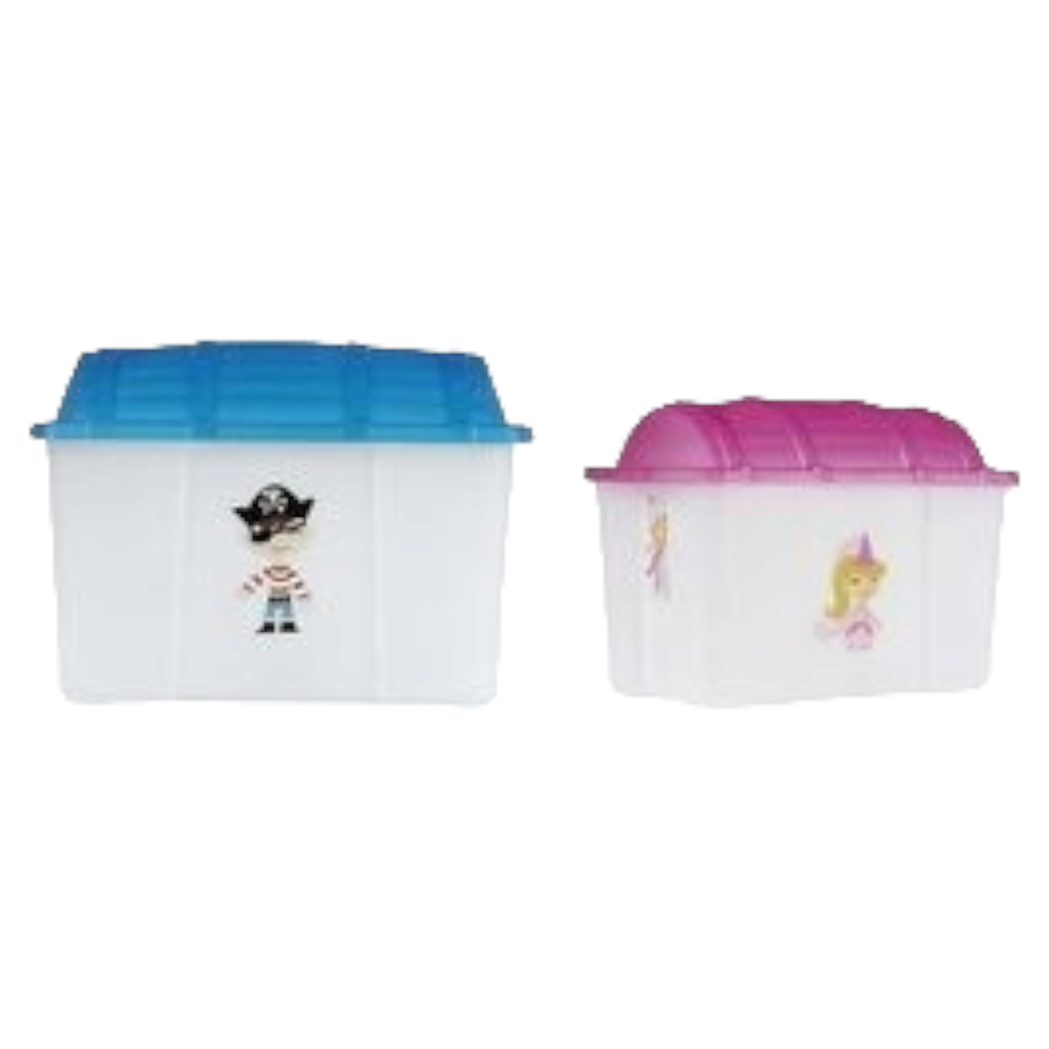 Kiddies Plastic Storage Box Chest Boys and Girls Buzz