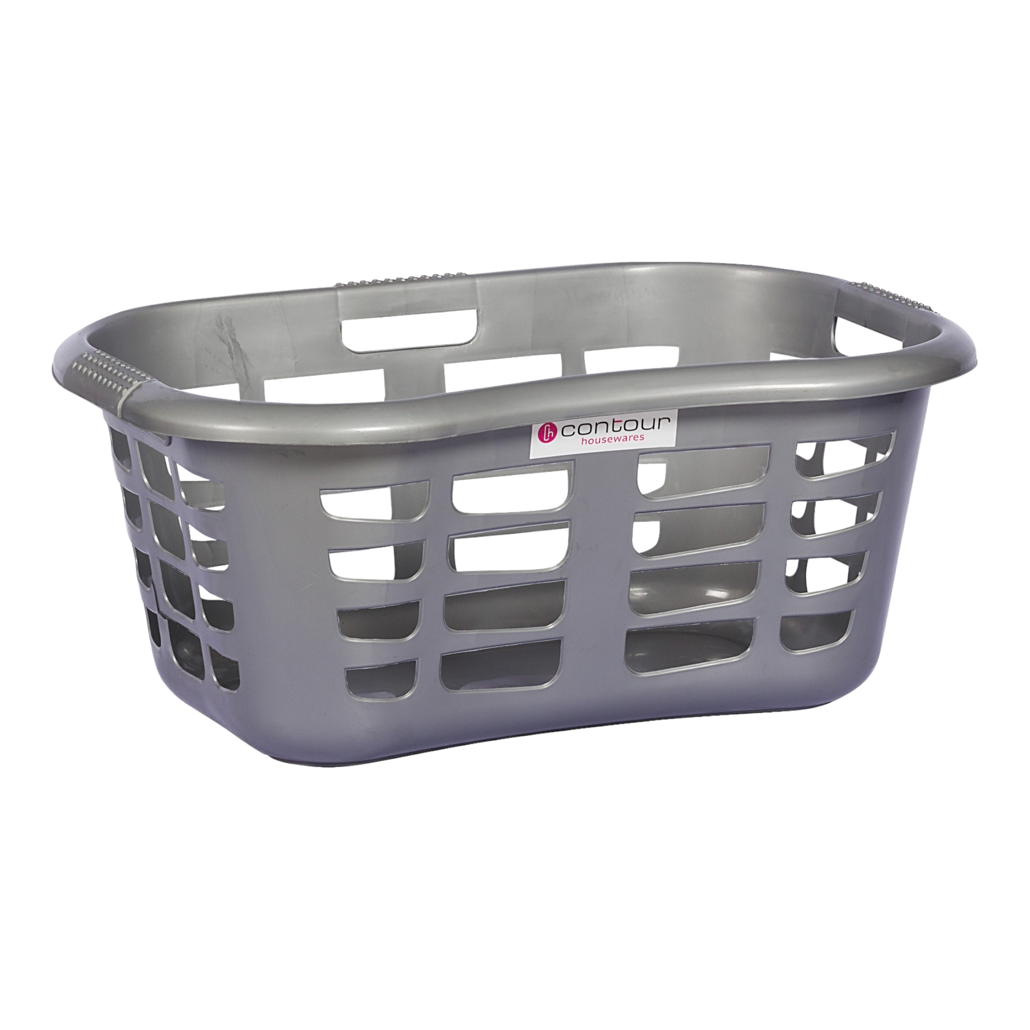 Linen Basket Plastic Contour Assorted Buzz