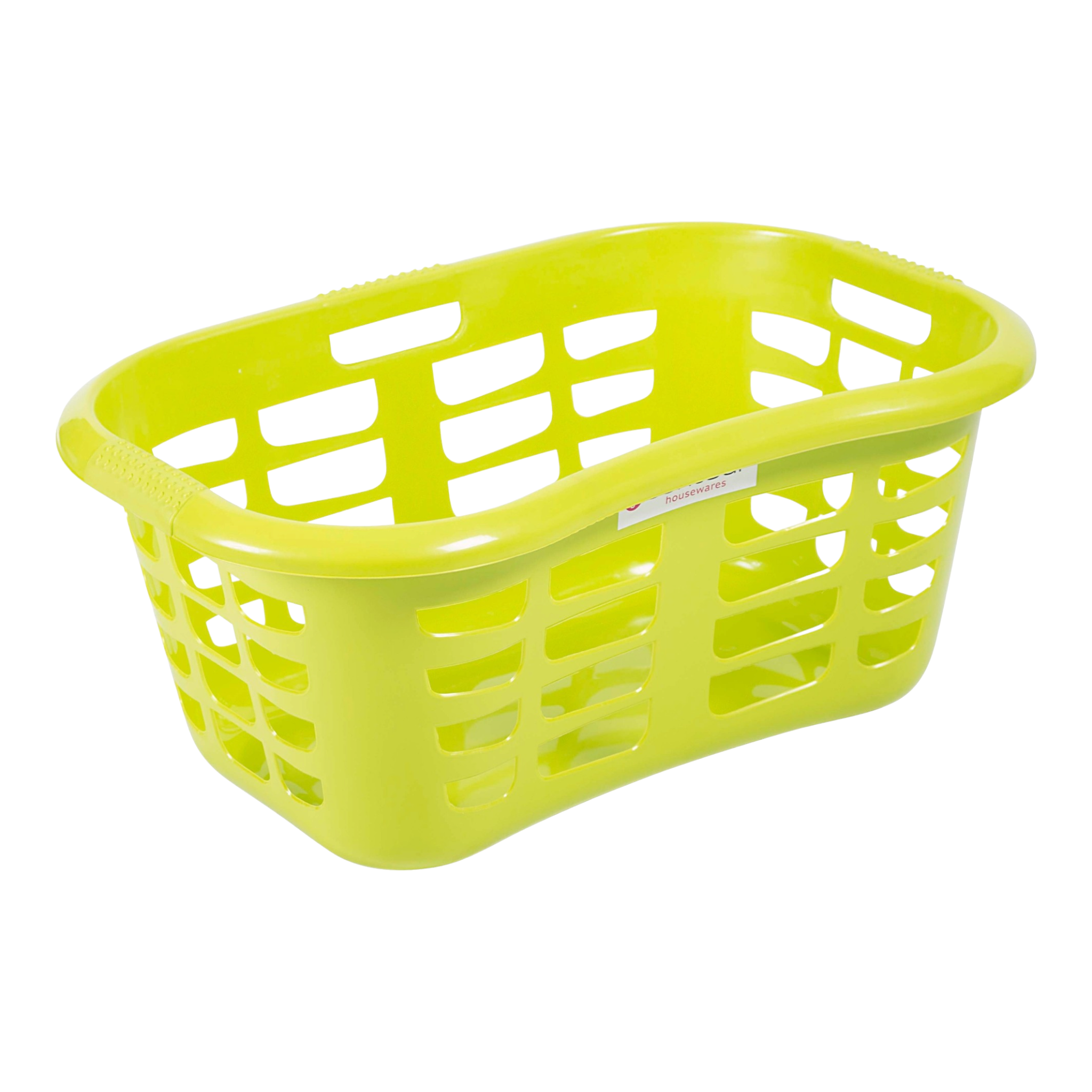 Linen Basket Plastic Contour Assorted Buzz