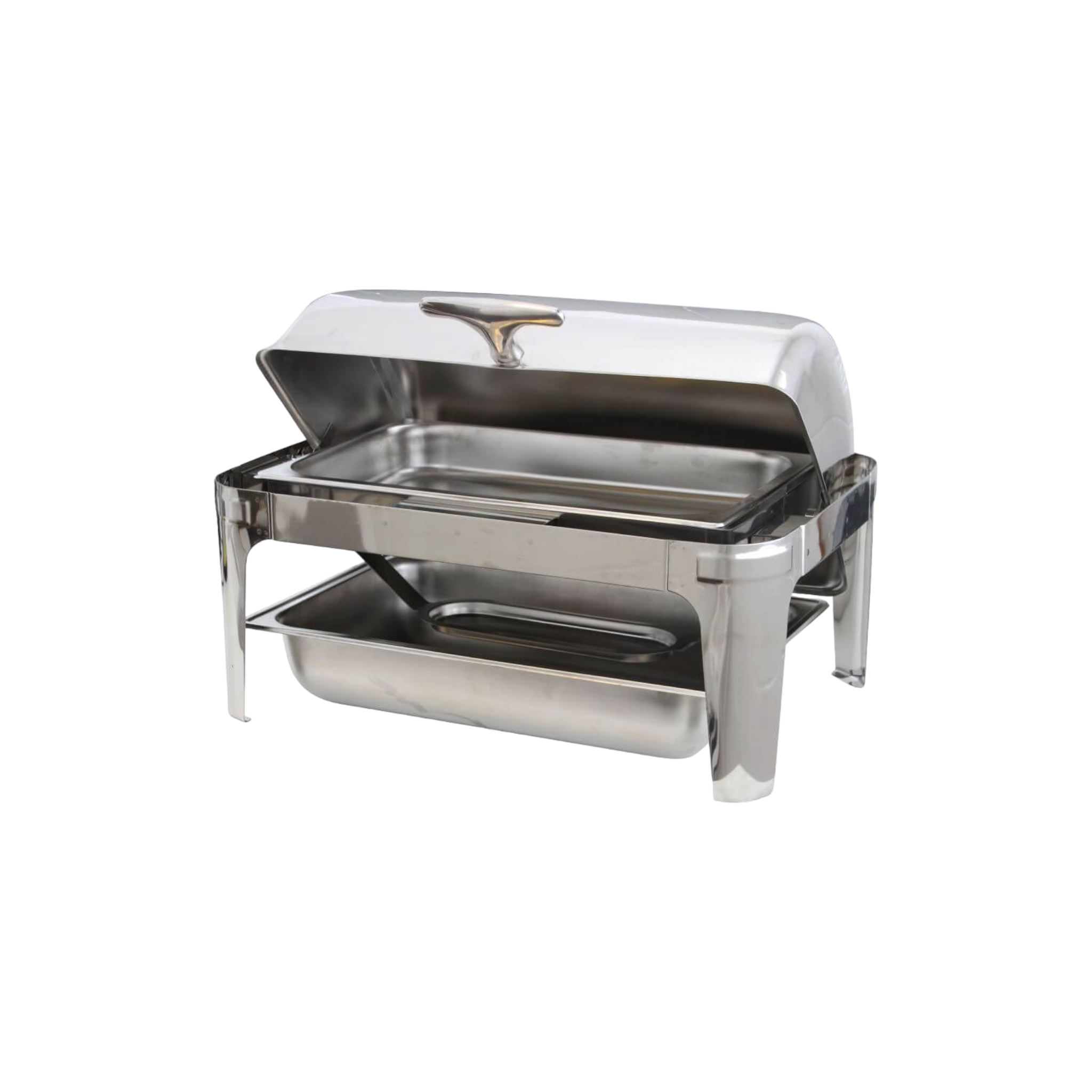 Chafing Dish Fancy Rectangular Roll on Top