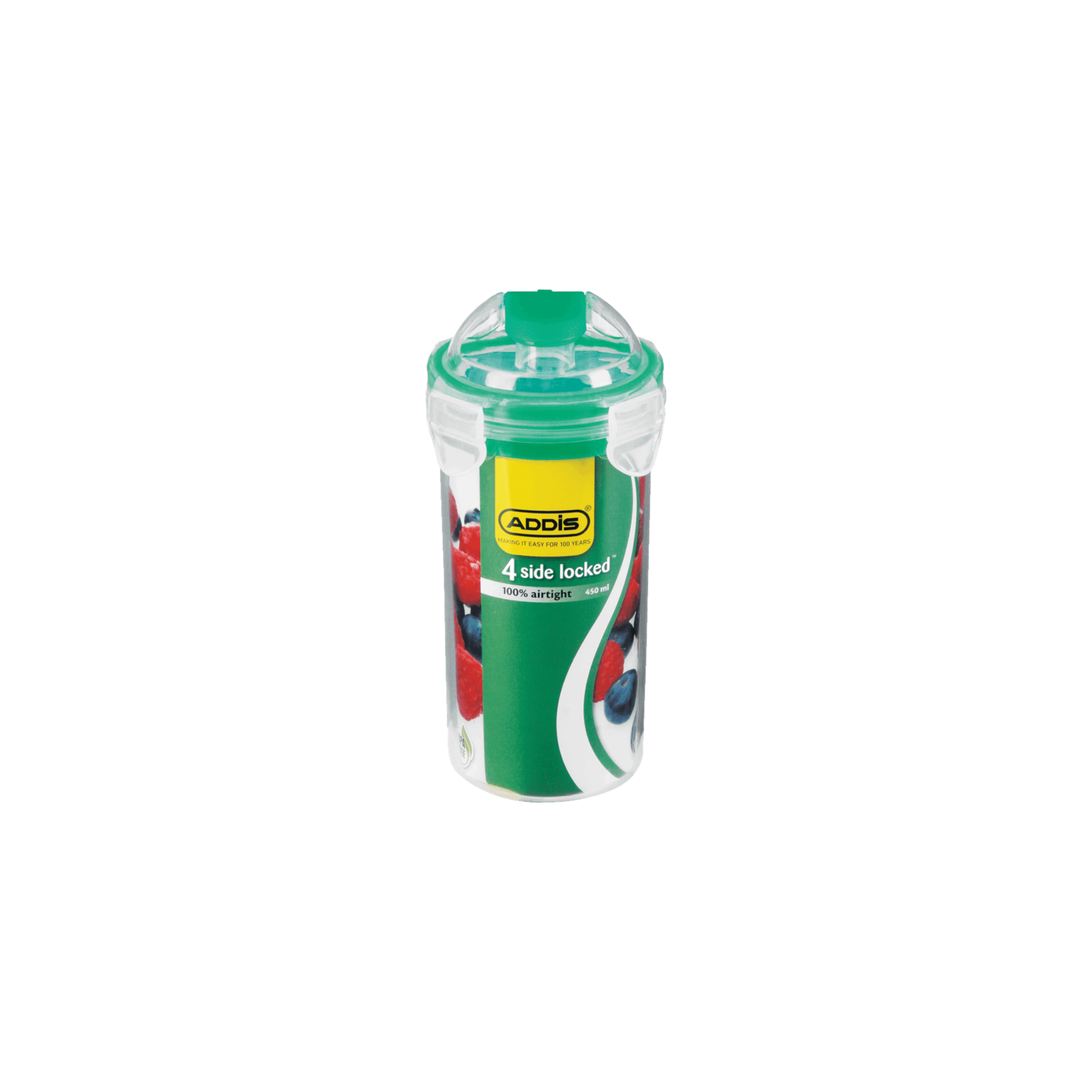 Addis 450ml Shaker Bottle 4-Side Lock Turbo 9387