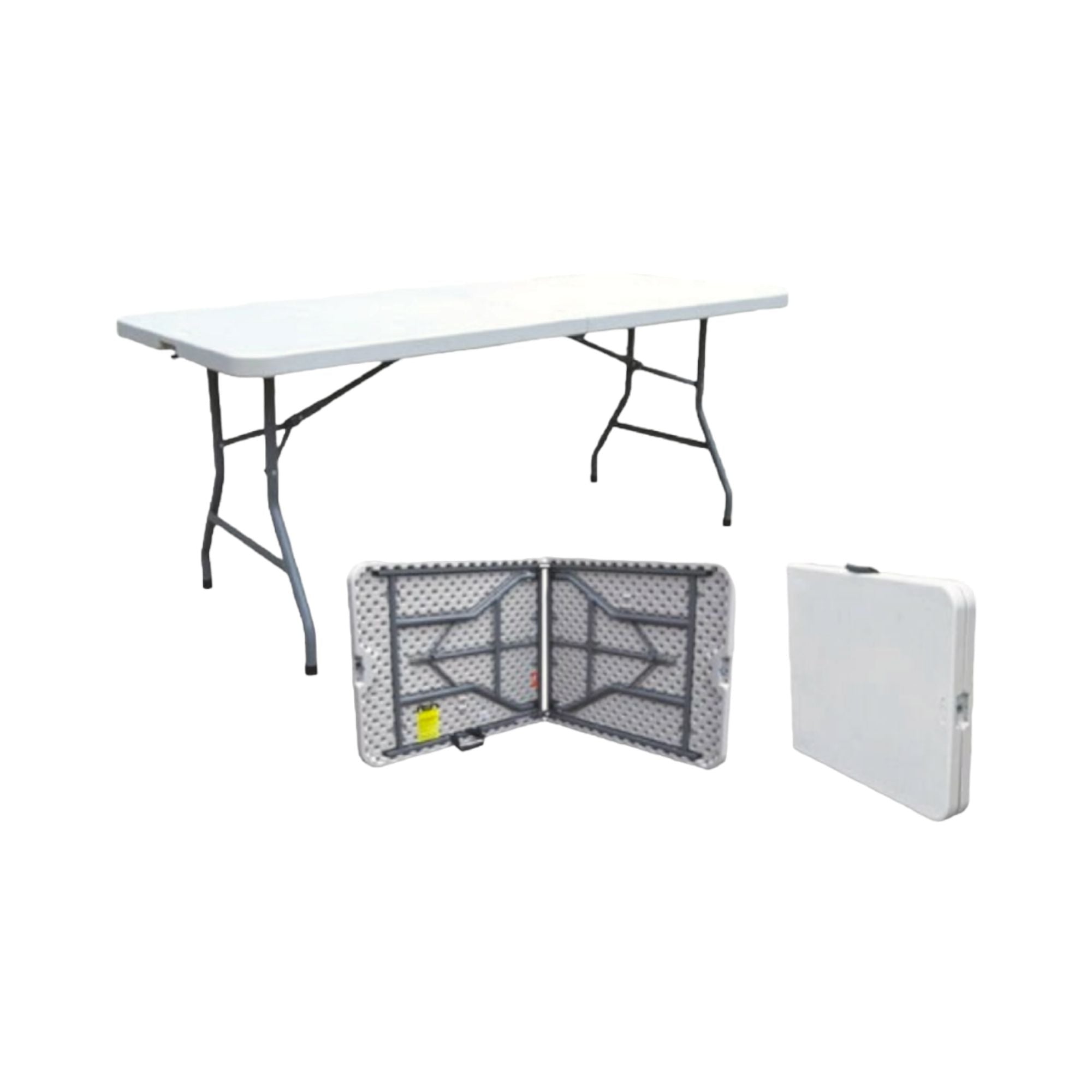 Folding Trestle Table 1.2m White 4ft