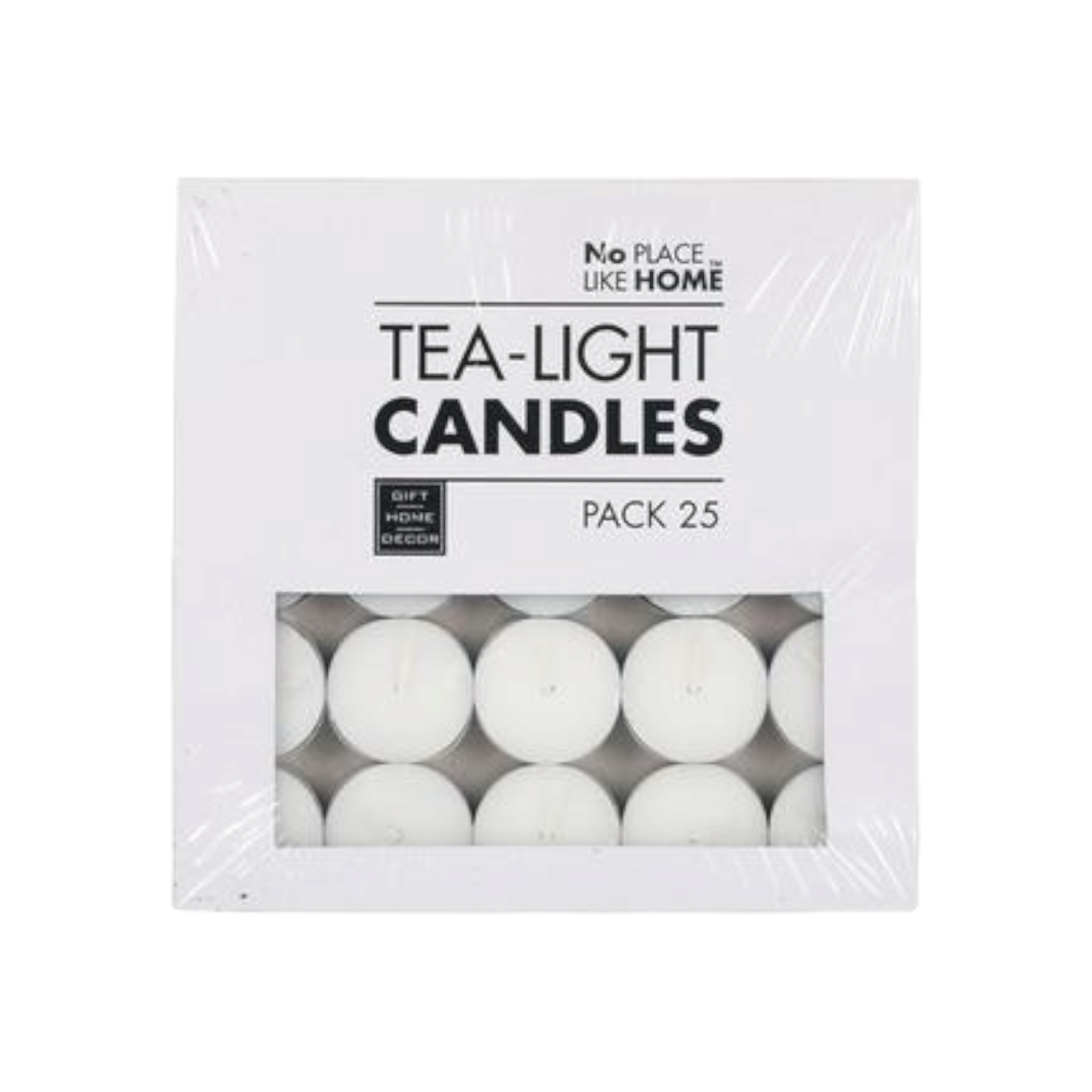 Tealight Candles White 3.5cm 25pcs