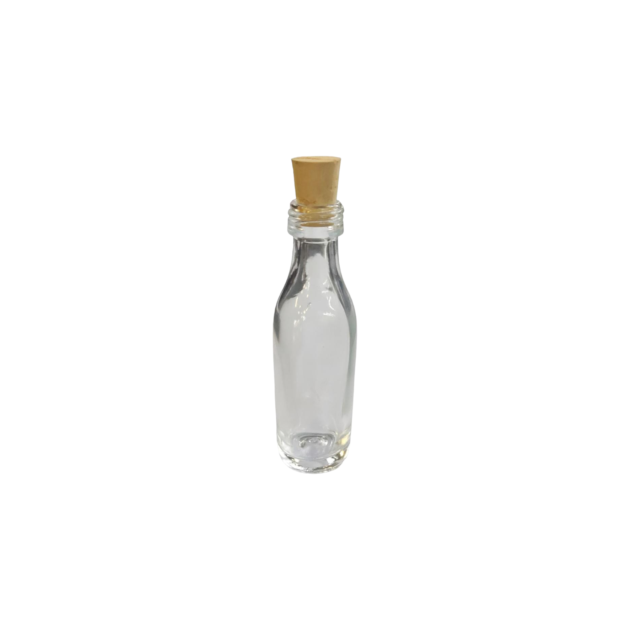 Consol 50ml Glass Mini Spirit Bottle with Cork Lid