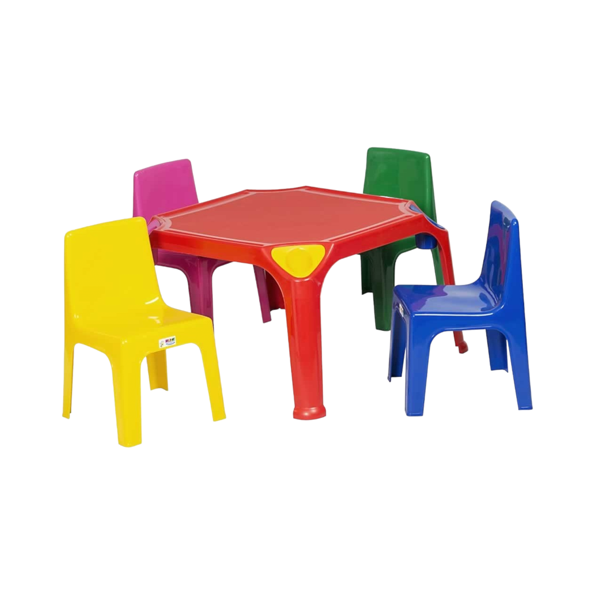 Plastic table and top chairs makro