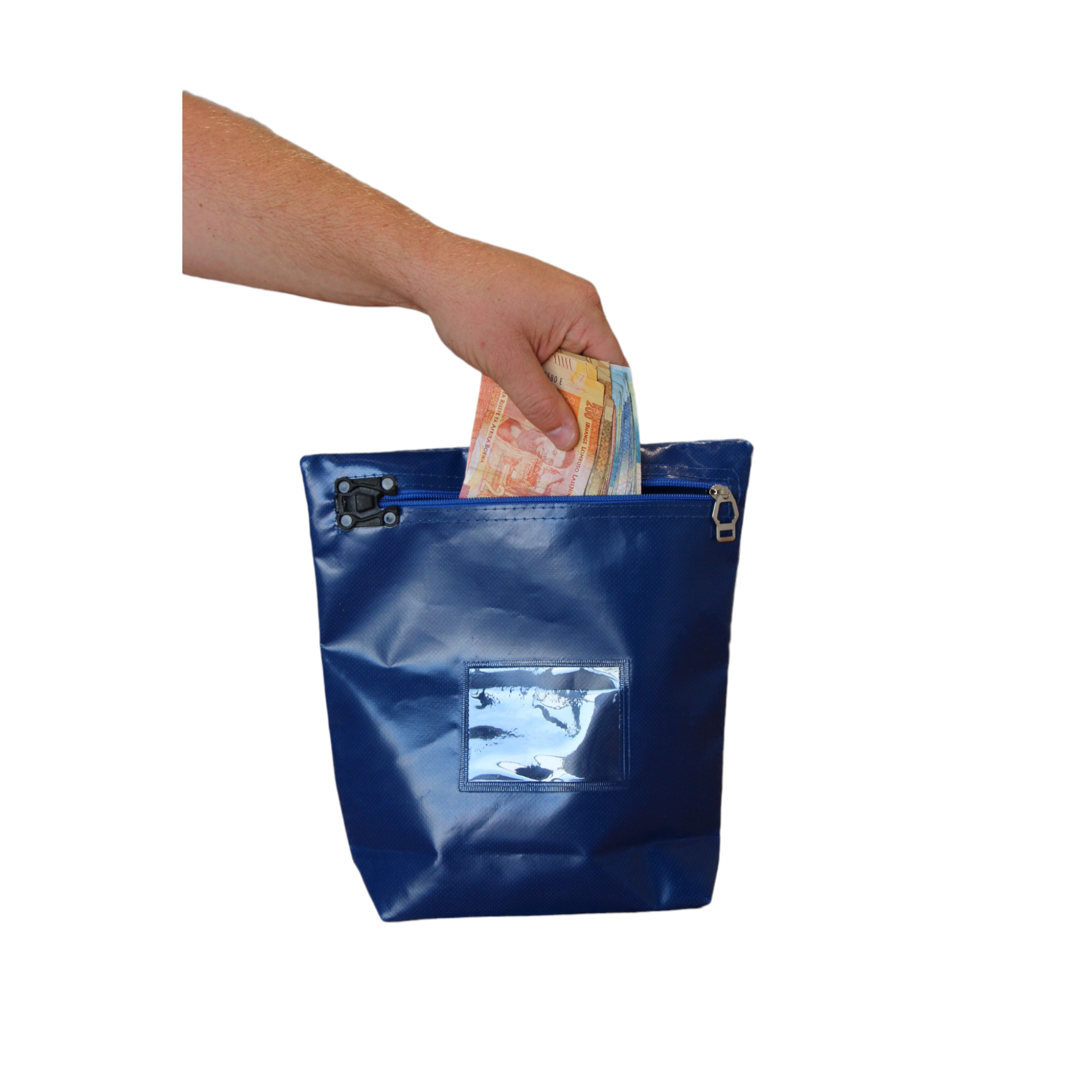 Cash Collection Seal Bag 26x28.5cm Safe Custody Bag Padlockable