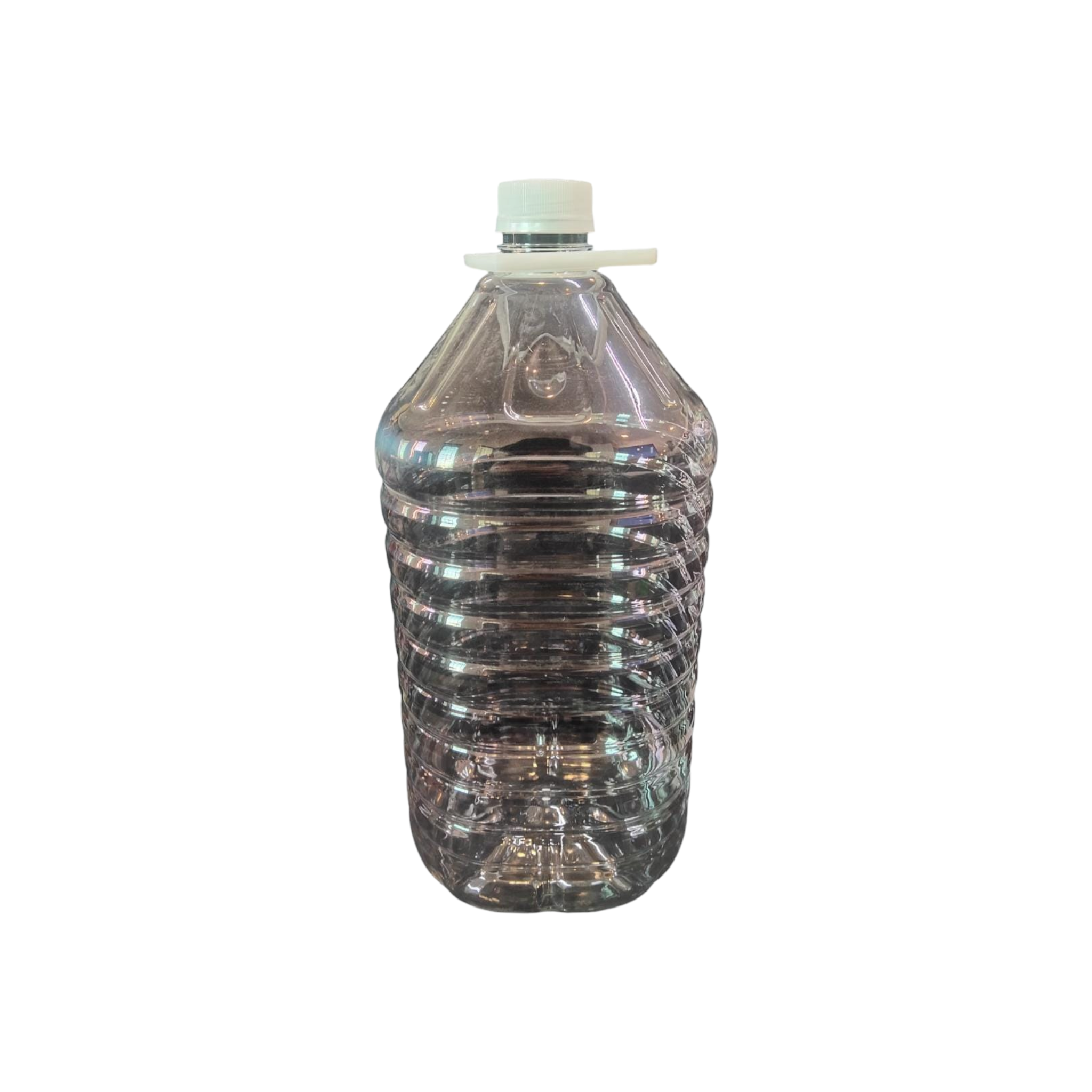 10L Plastic PET Water Bottle Container Clear with Tag Lid