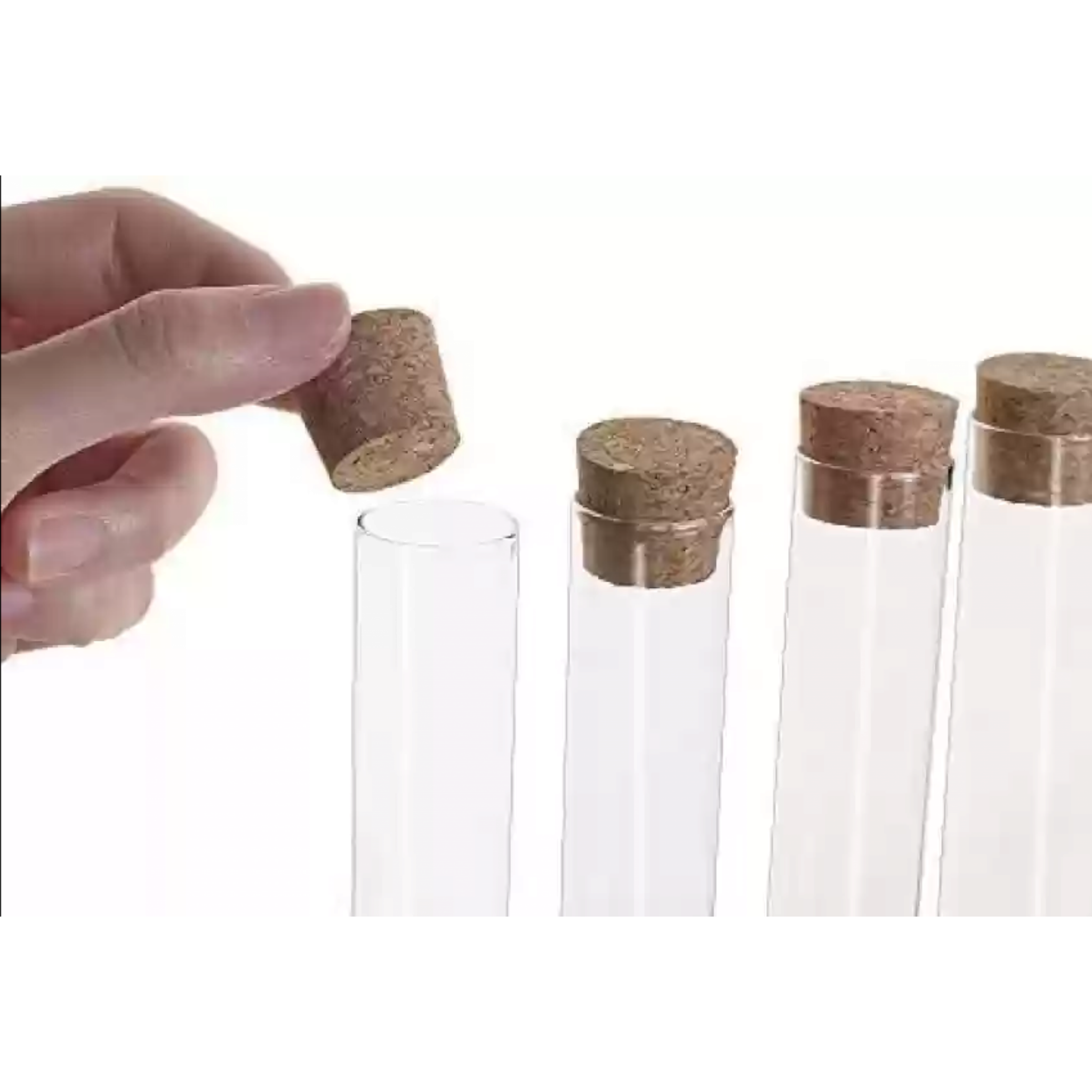 Borosilicate 40ml Glass Test Tube With Cork