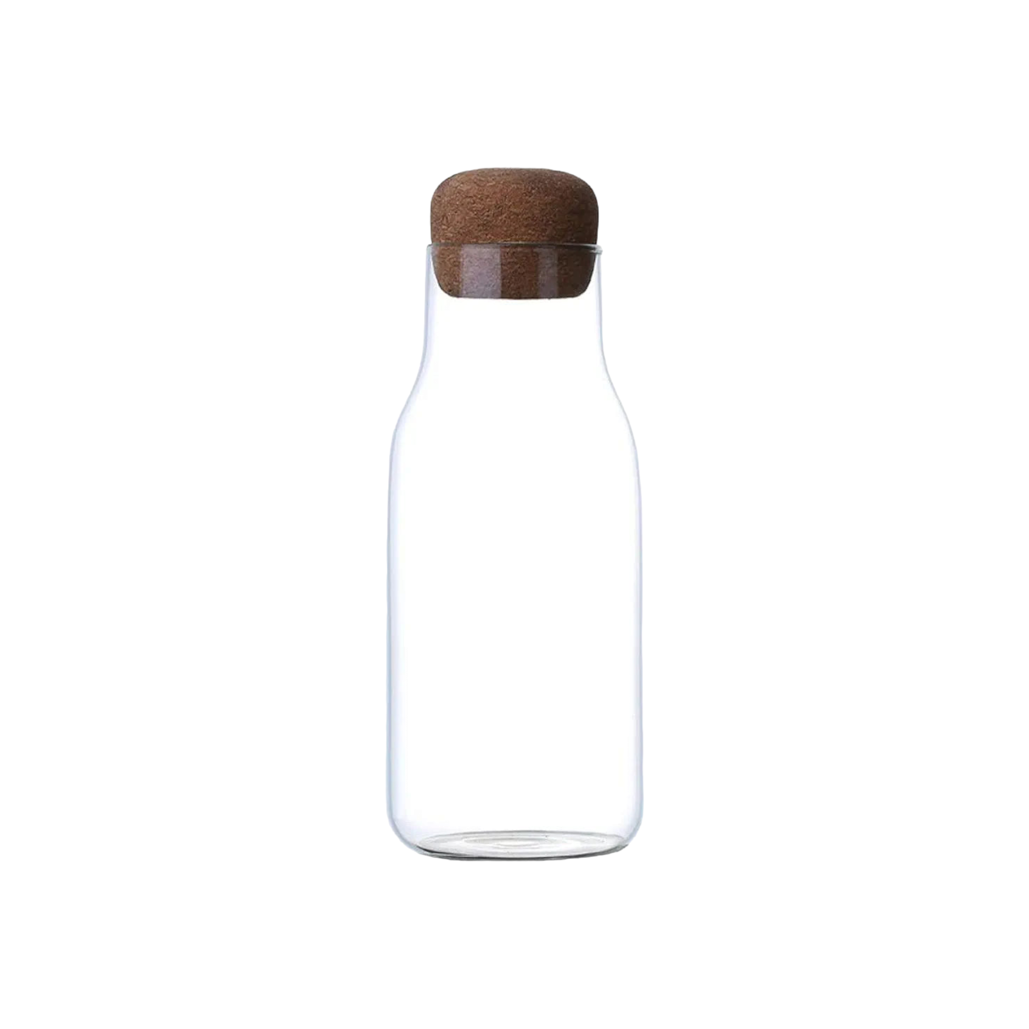 Borosilicate Glass Bottle 800ml with Cork Lid GL2911