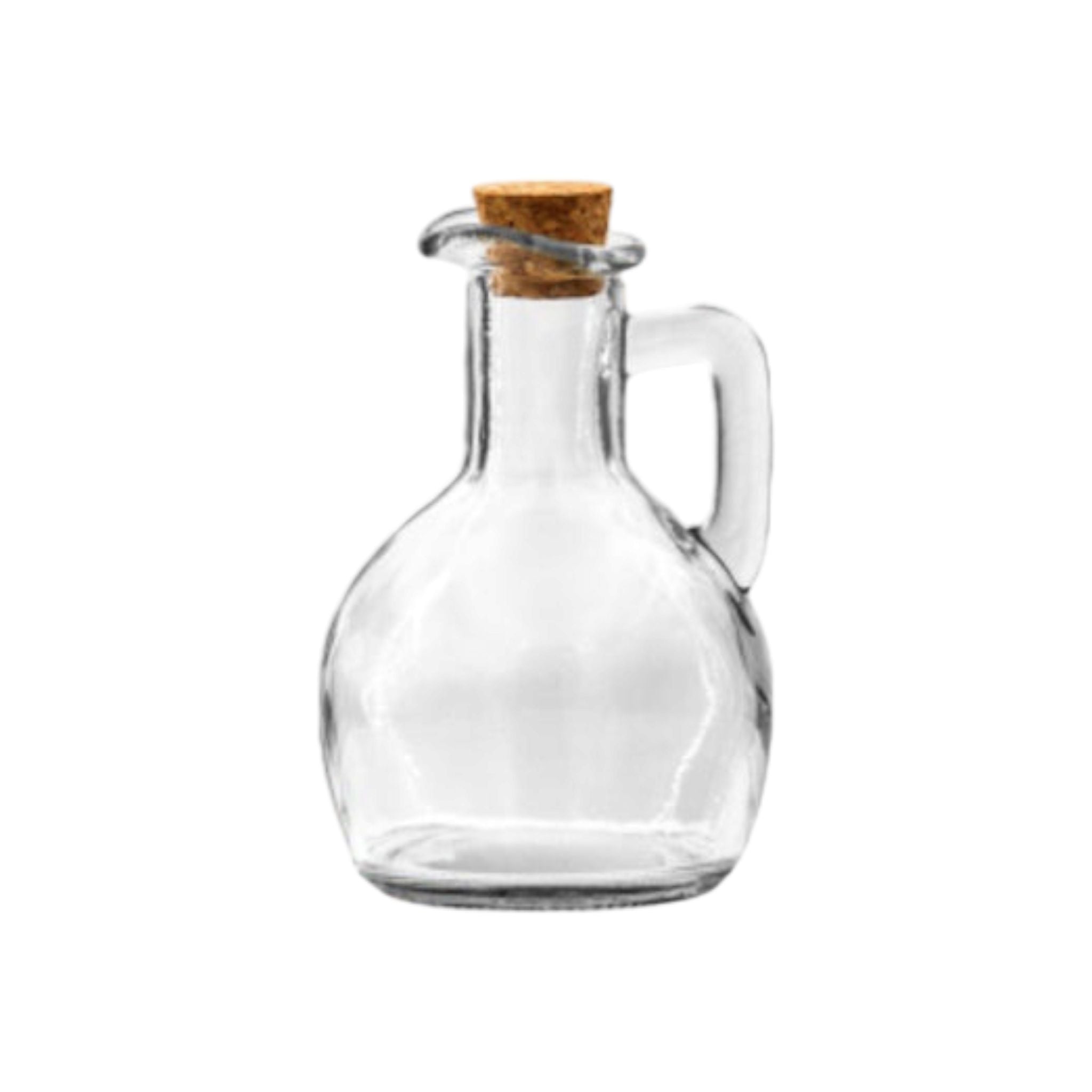 Regent Glass Bottle Oil Vinegar 170ml with Cork Lid Handle Each