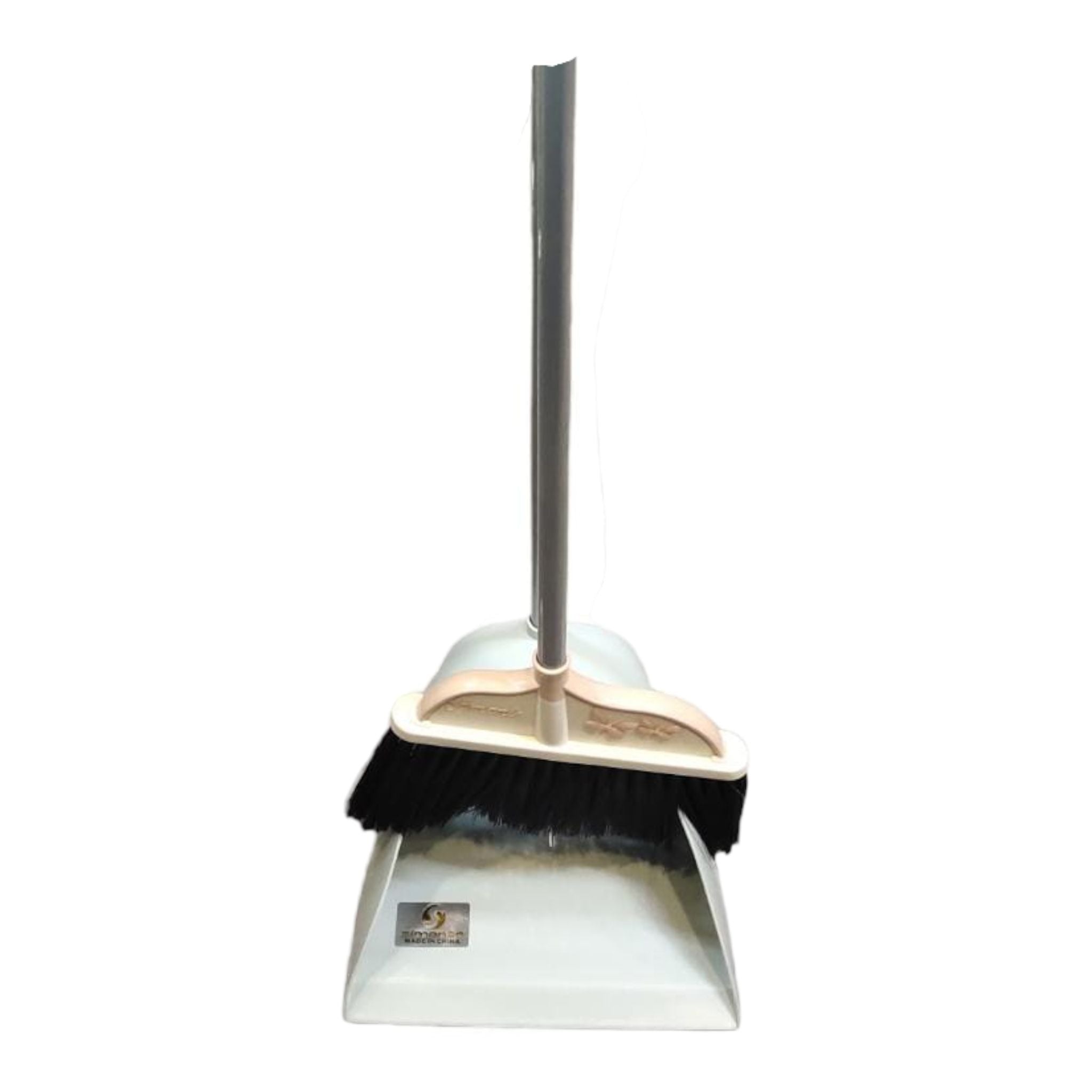 Long Handle Dustpan & Broom Set Green 462