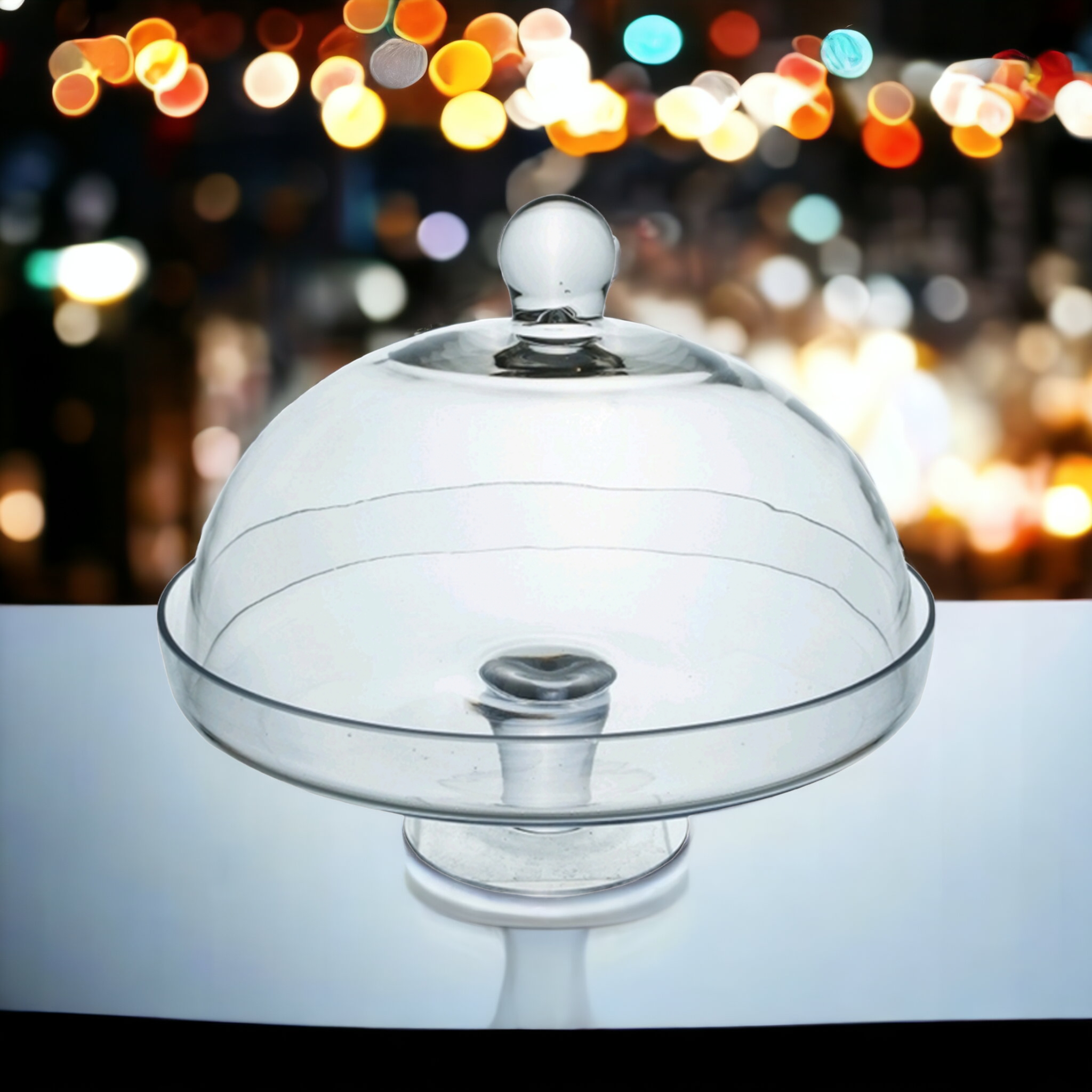 Pasabahce Patisserie Cake Dome 30x25xm with Serving Base Tray Footed 34649A