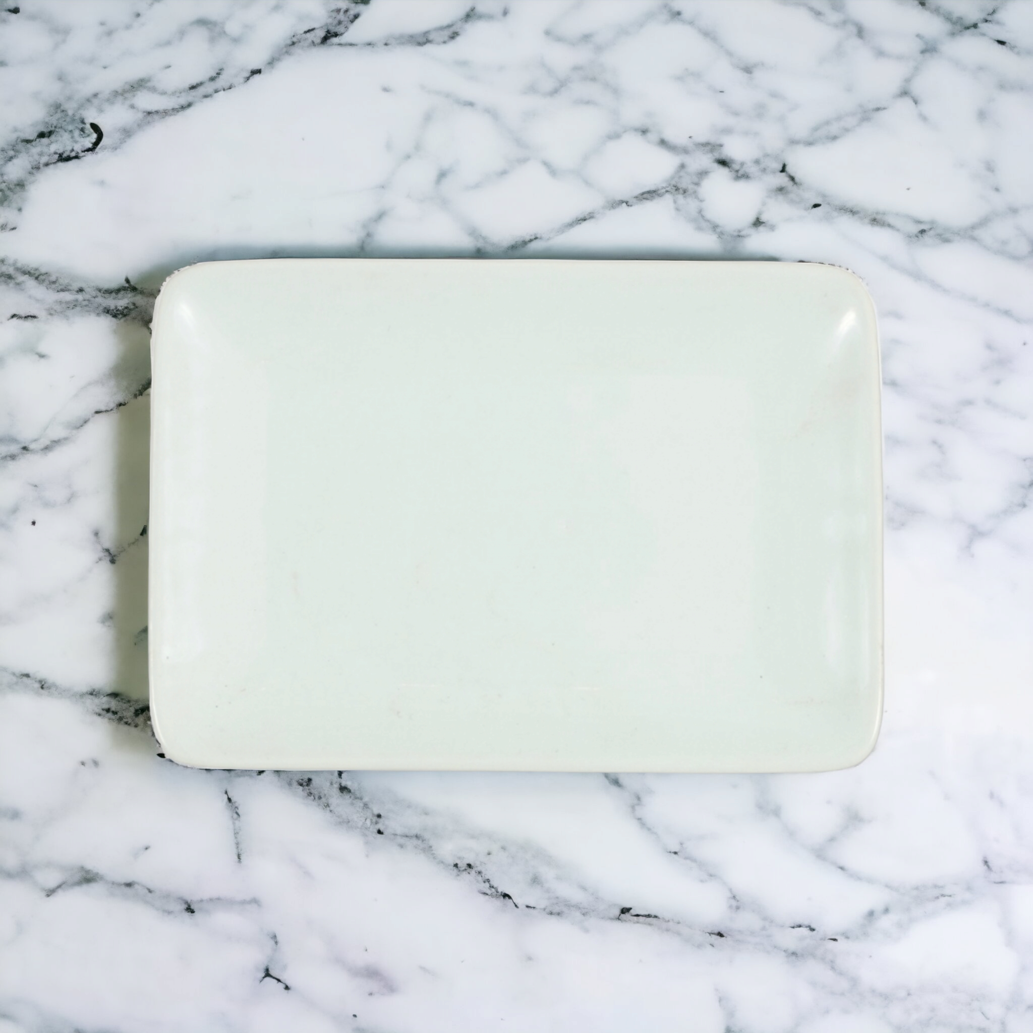Ceramic Mini Serving Platter Square 125mm x 90mm 32564