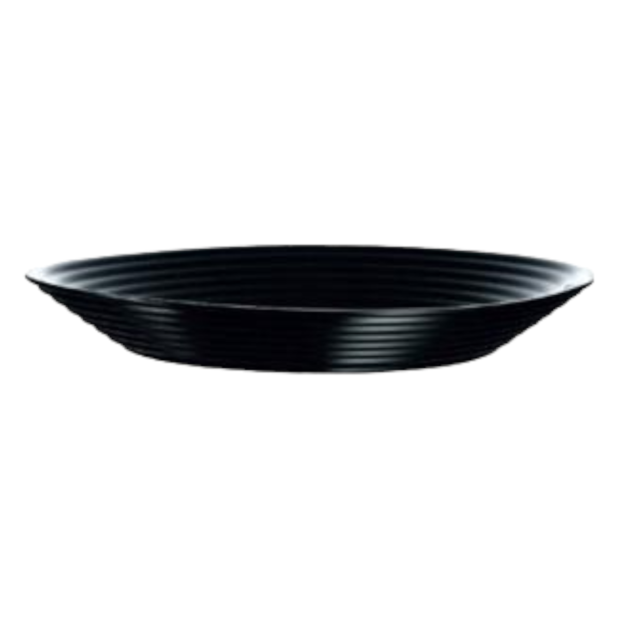 Luminarc Harena Soup Bowl 23cm Black Tempered Glass 800ml 39928