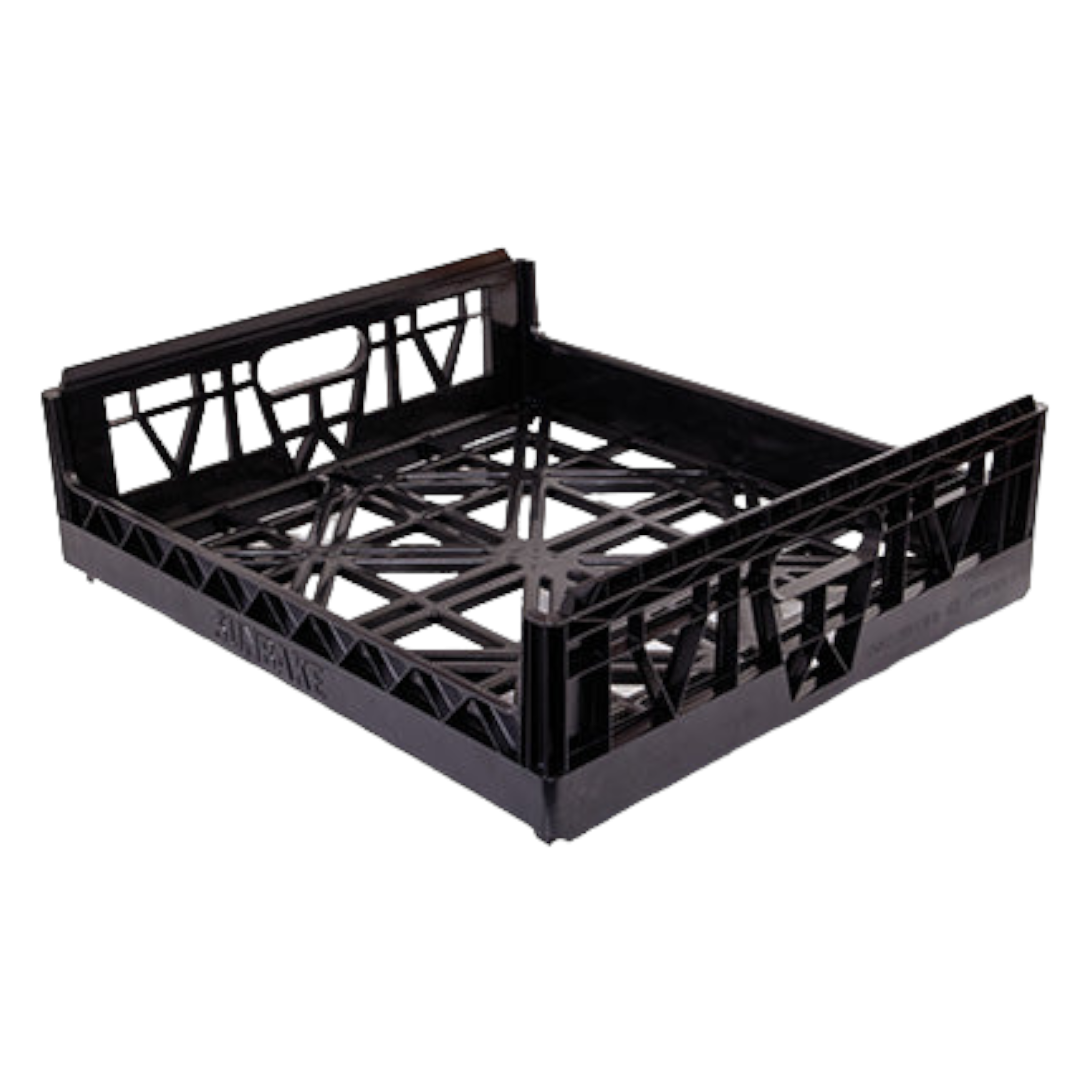 Plastic Bread Crate Tray Black - 10 Loafs 1.8KG
