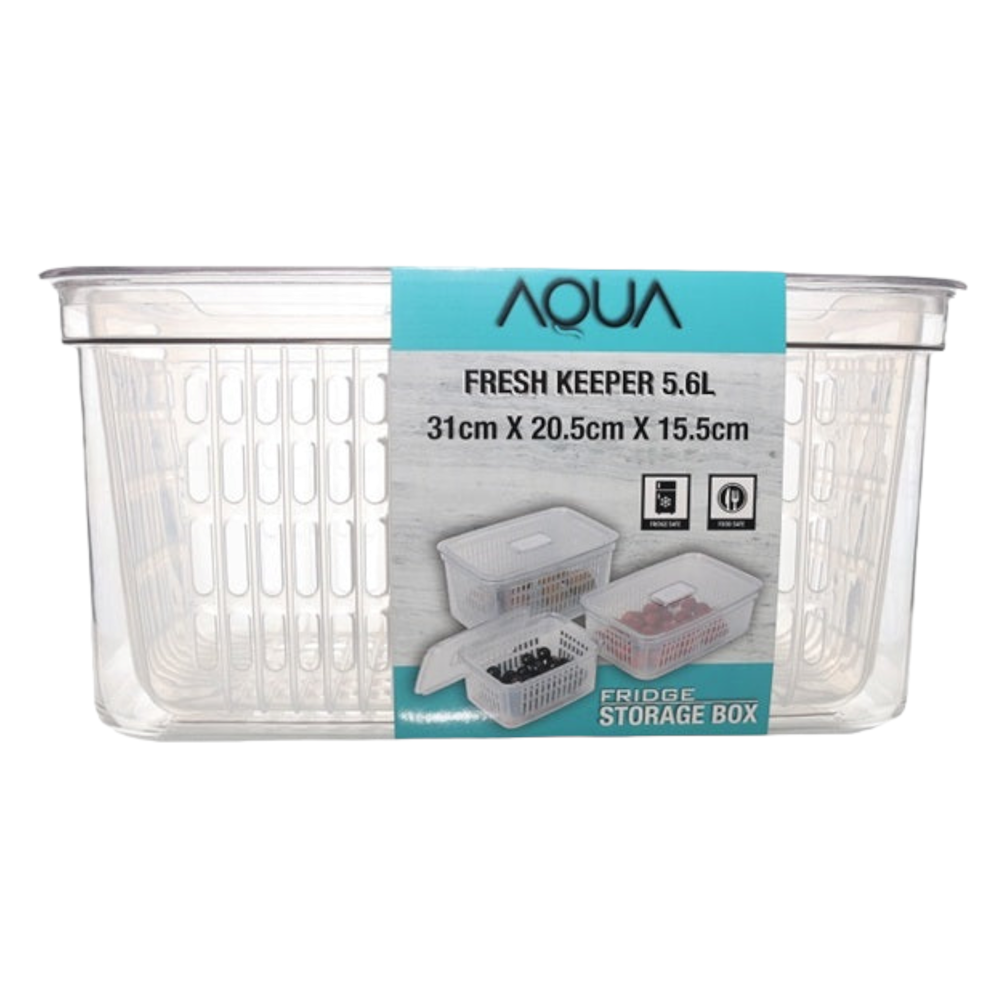 Aqua Fresh Keeper Box 5.6L Fridge Storage Box 10360