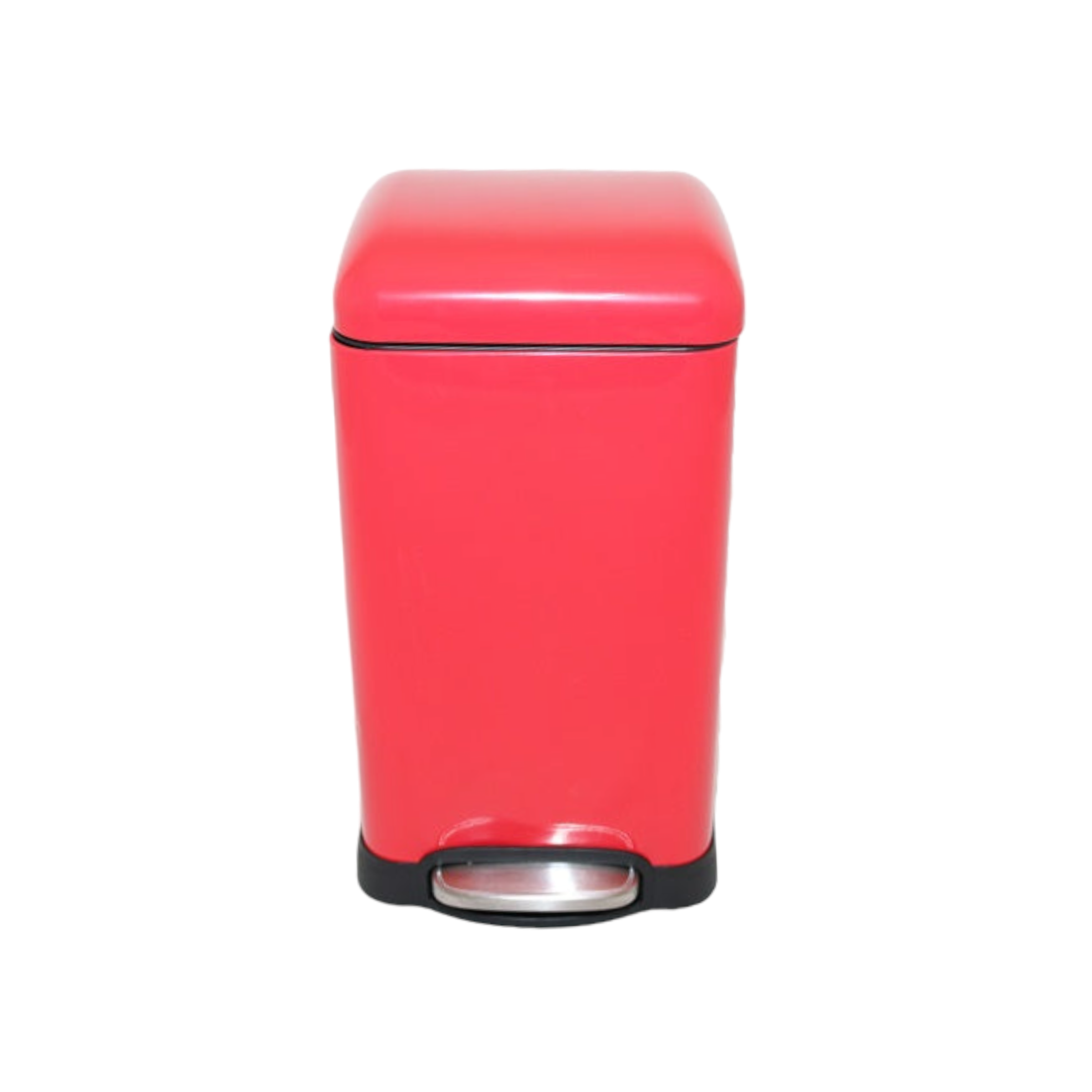 Aqua Kitchen Dustbin Red 12L 28658