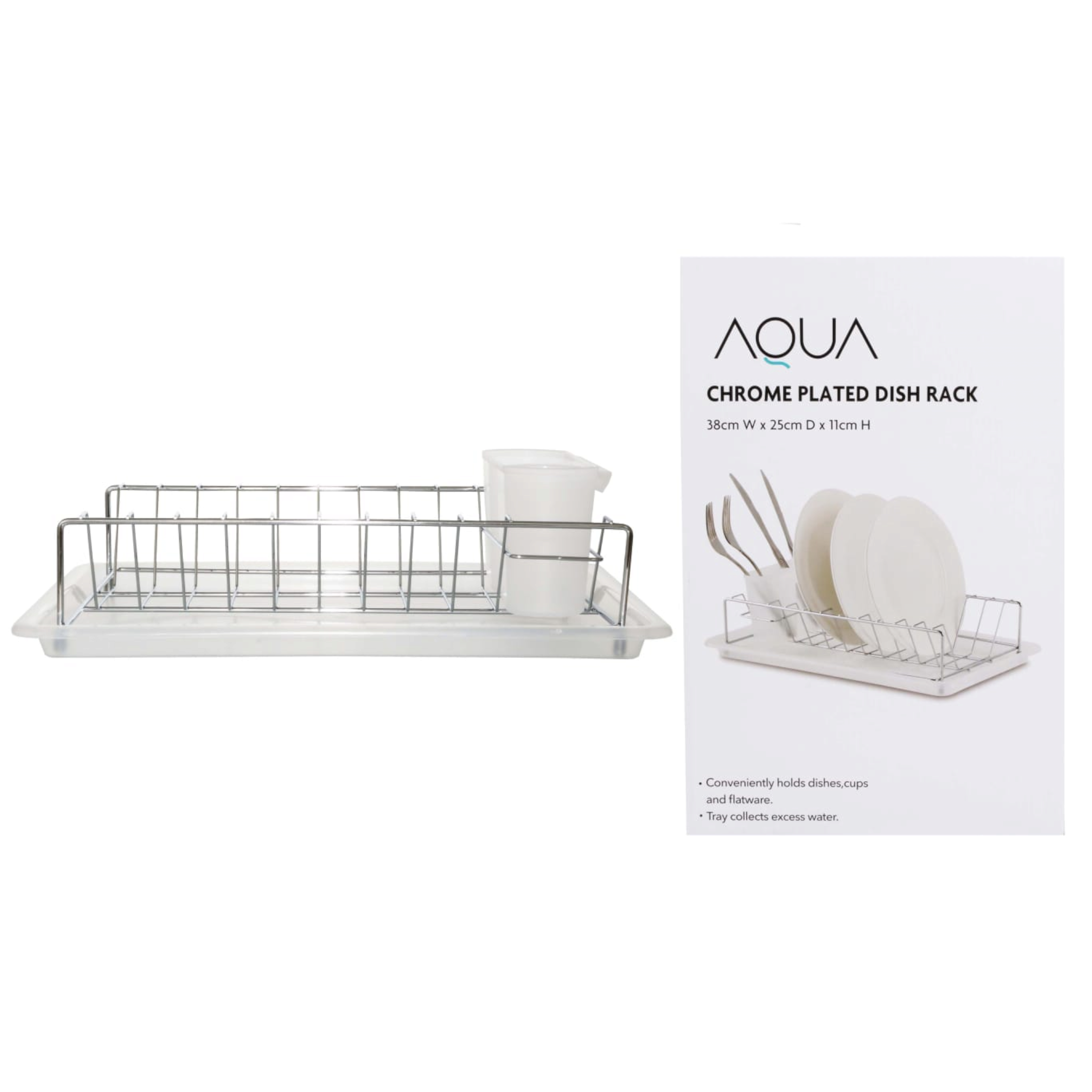 Aqua Dish Rack Chrome Plated 26499