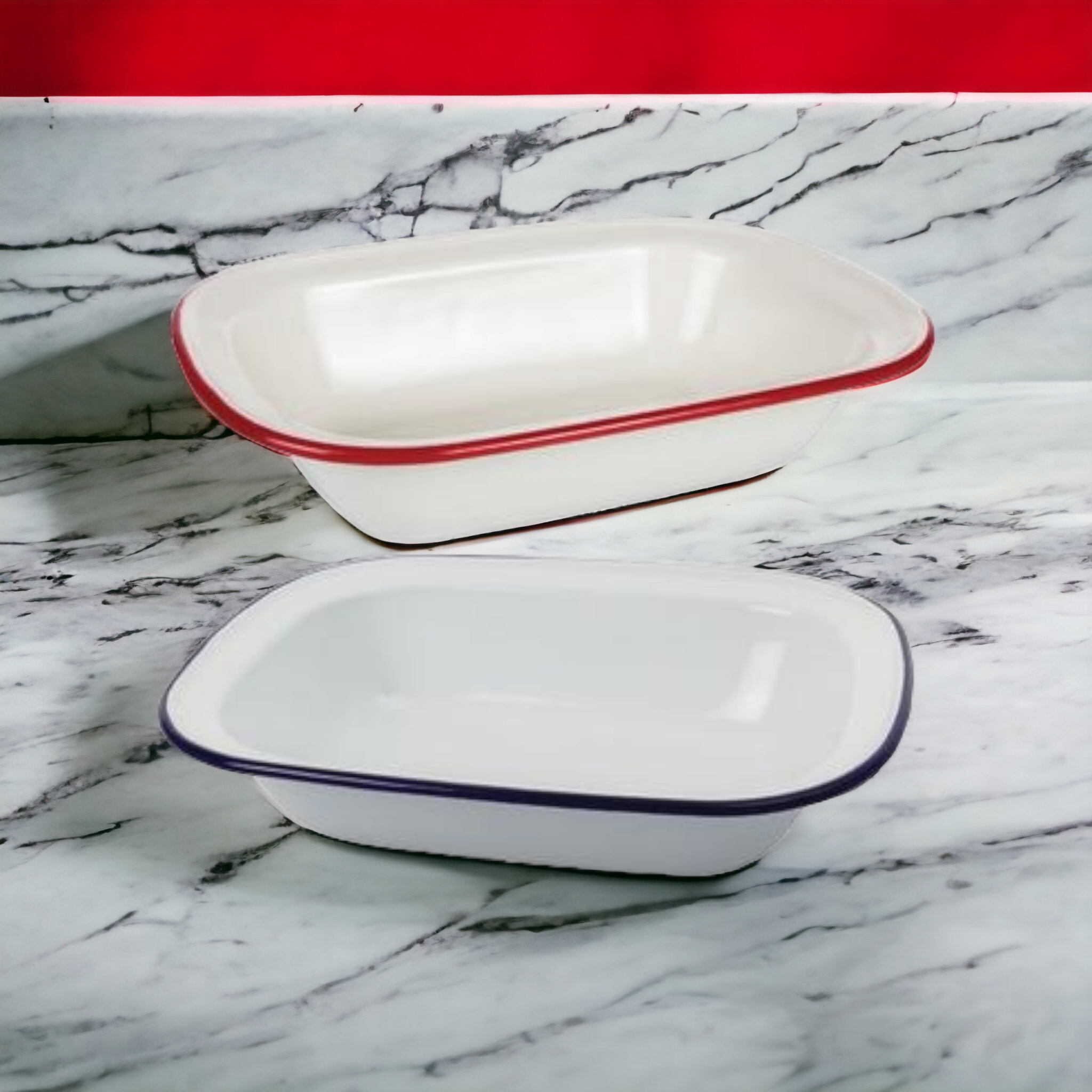 Enamel best sale pie dish
