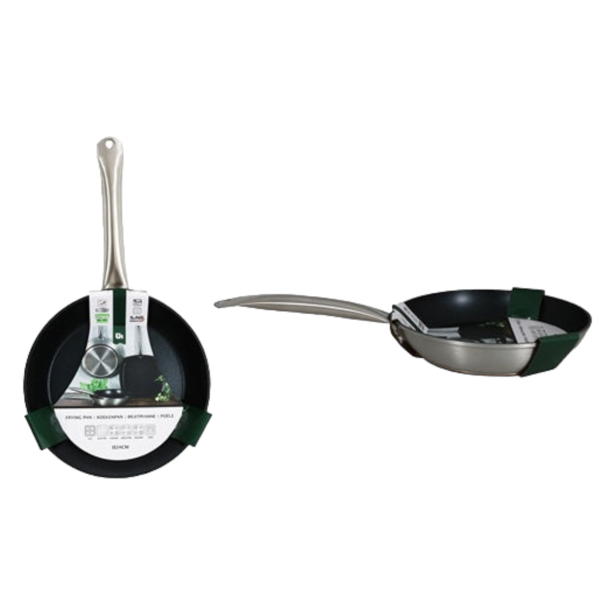 Frying Pan Forged Aluminum Silver 24cm 21494