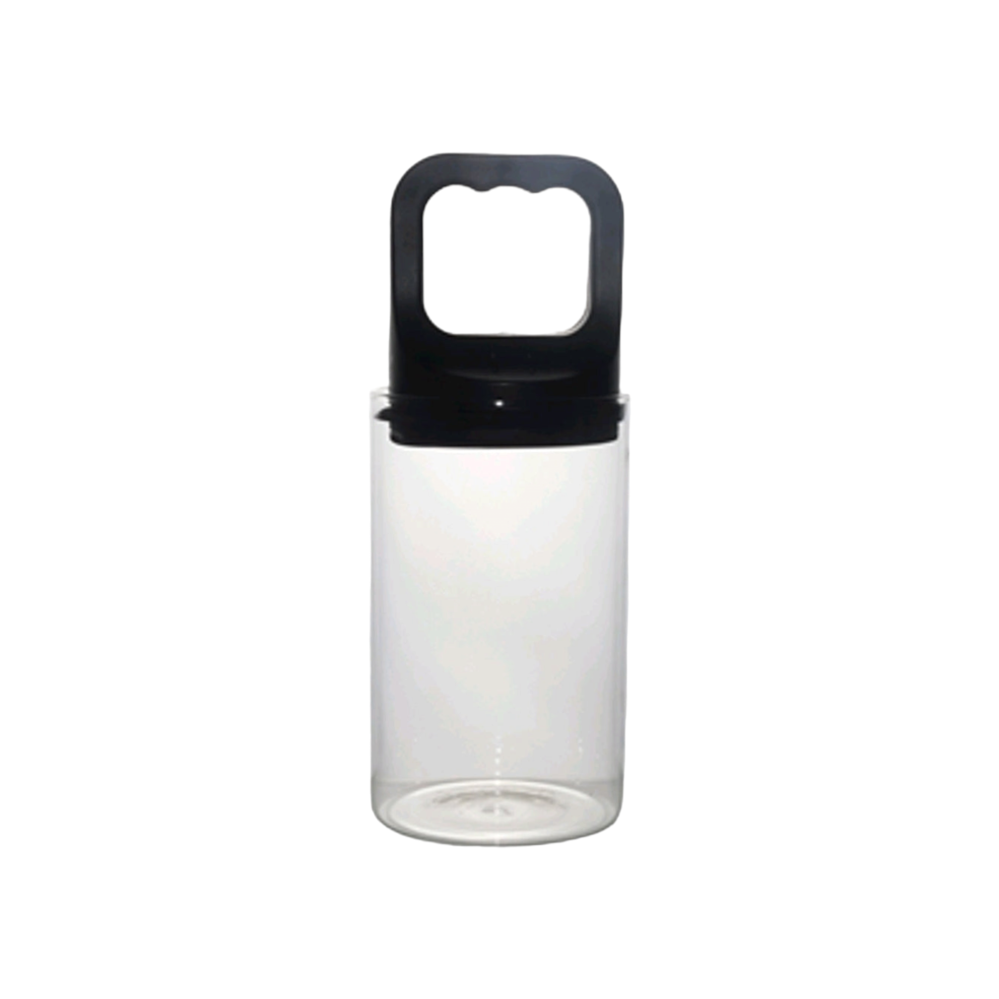 Aqua Glass Cannister Pull Suction Vacuum Lid Black 1L 27130
