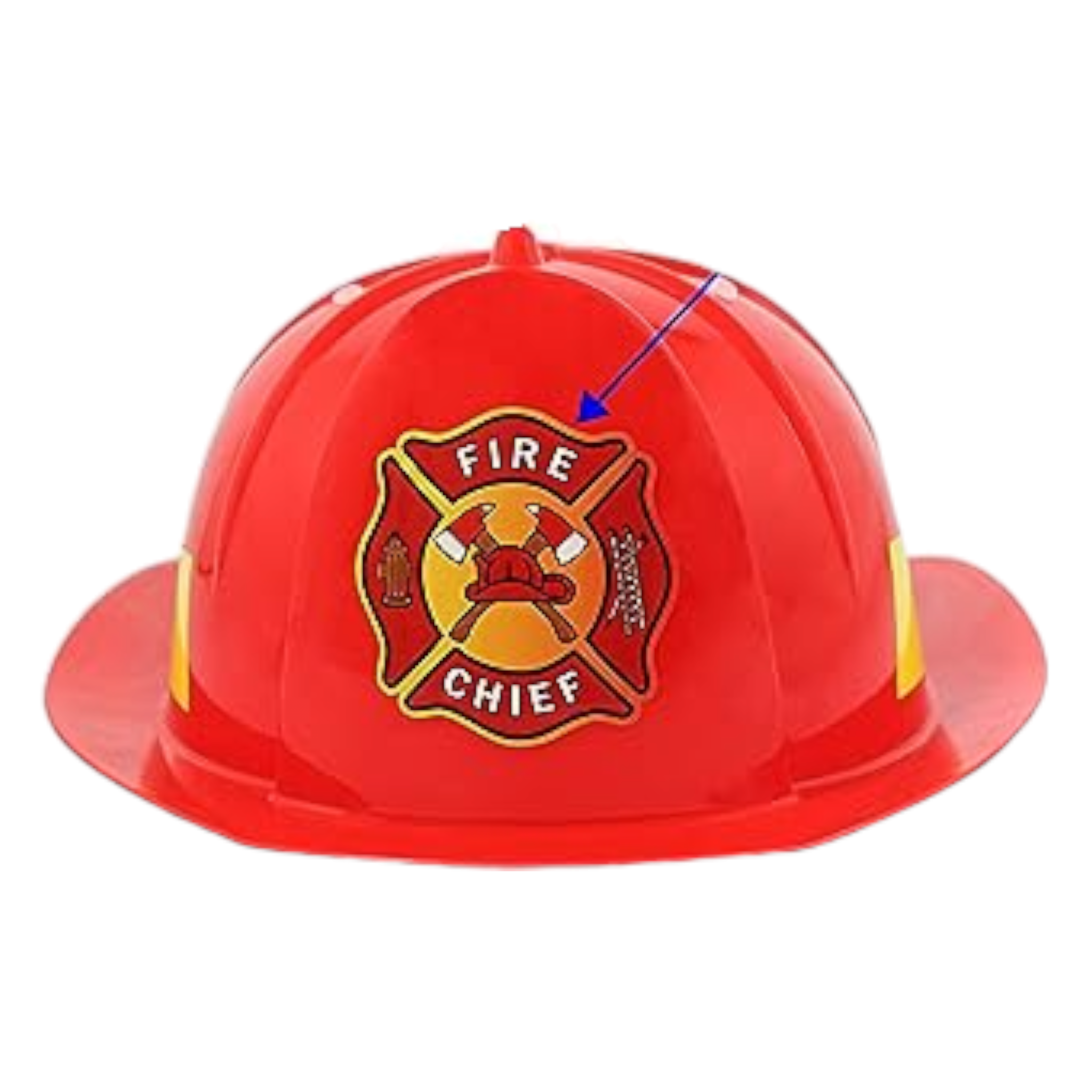 Kids Fire Department Helmet Soft PET Plastic