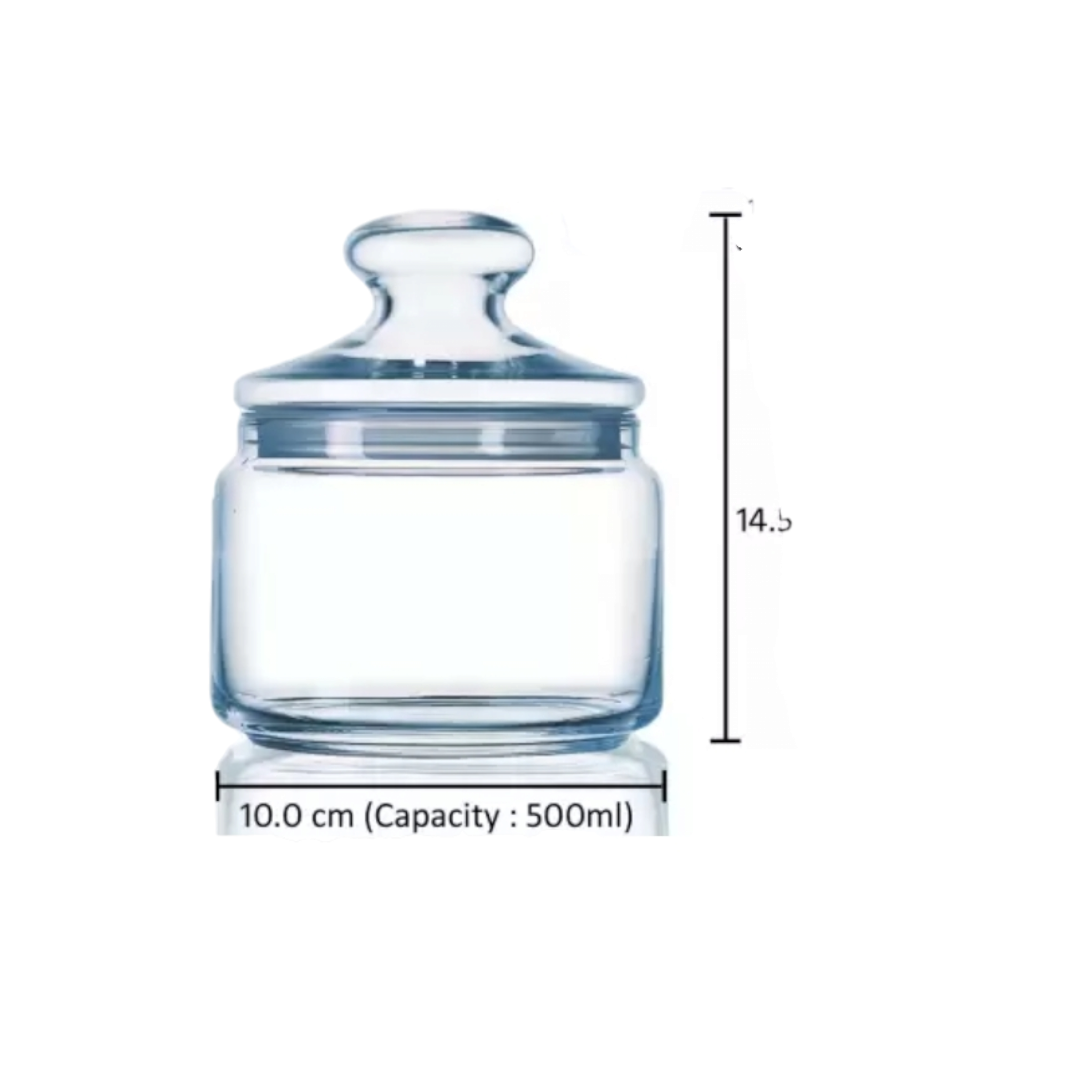 Luminarc Pot Club Glass Storage Jar 500ml  38133