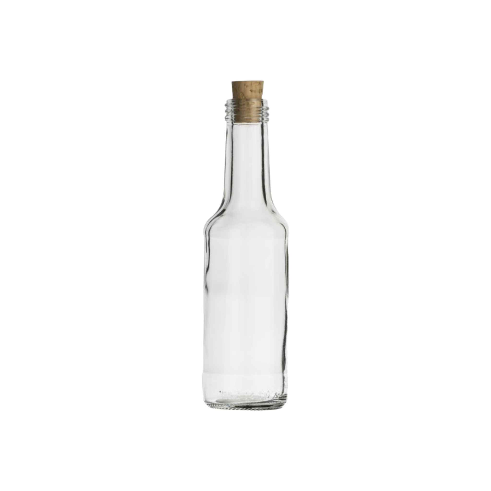 Consol 125ml Glass Worcester Sauce Bottle with Cork Lid BN0715SO