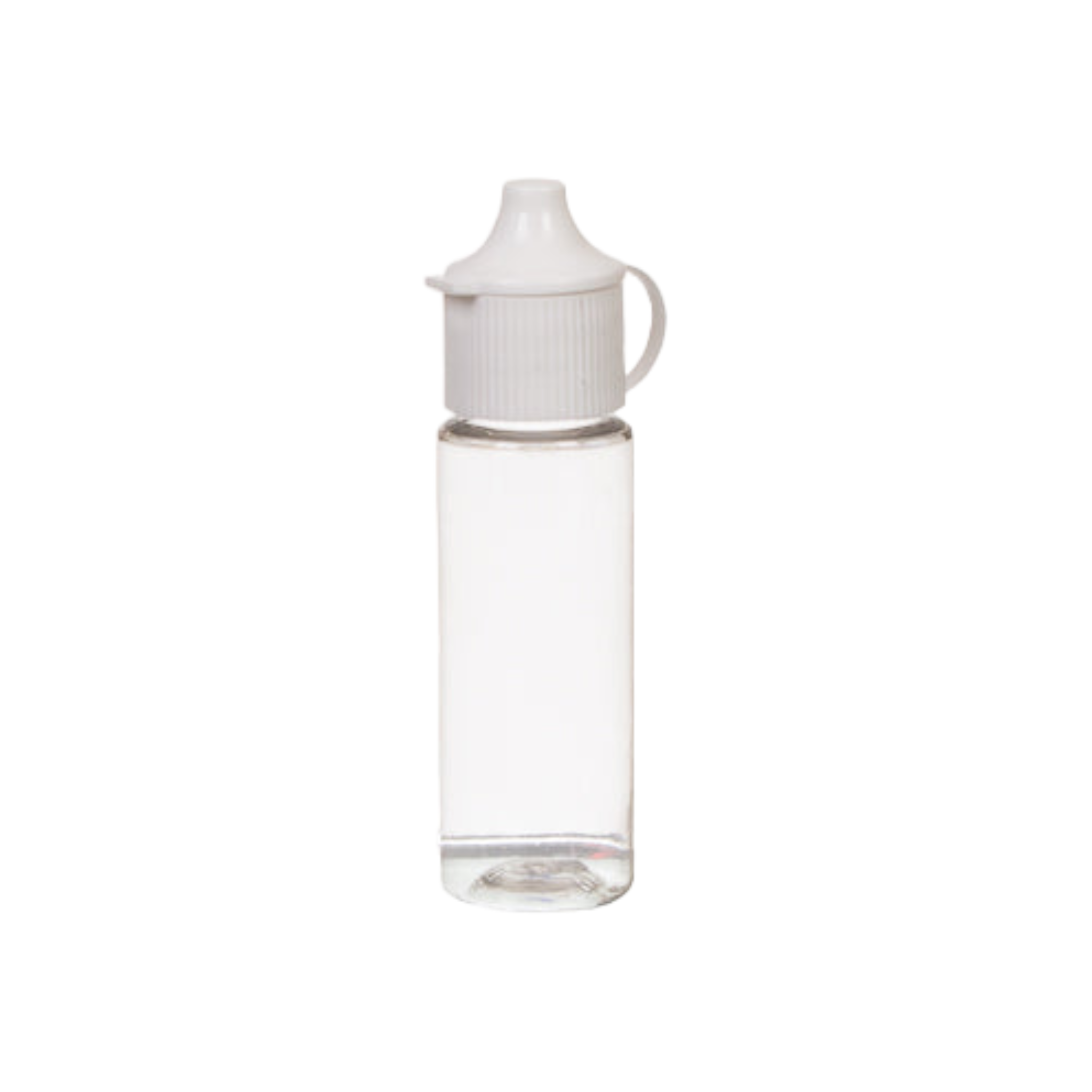 15ml Dropper Bottle Plastic Clear with Flip Ratchet Lid 10pcs