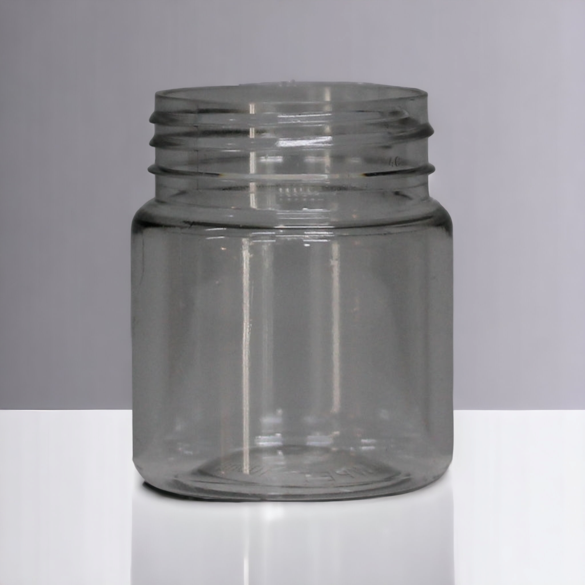 100ml PET Jar Natural Plastic with Screw Lid