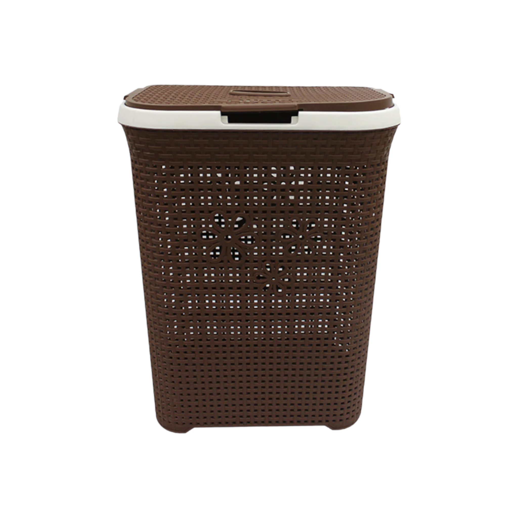 Otima 50L Daisy Plastic Laundry Linen Basket