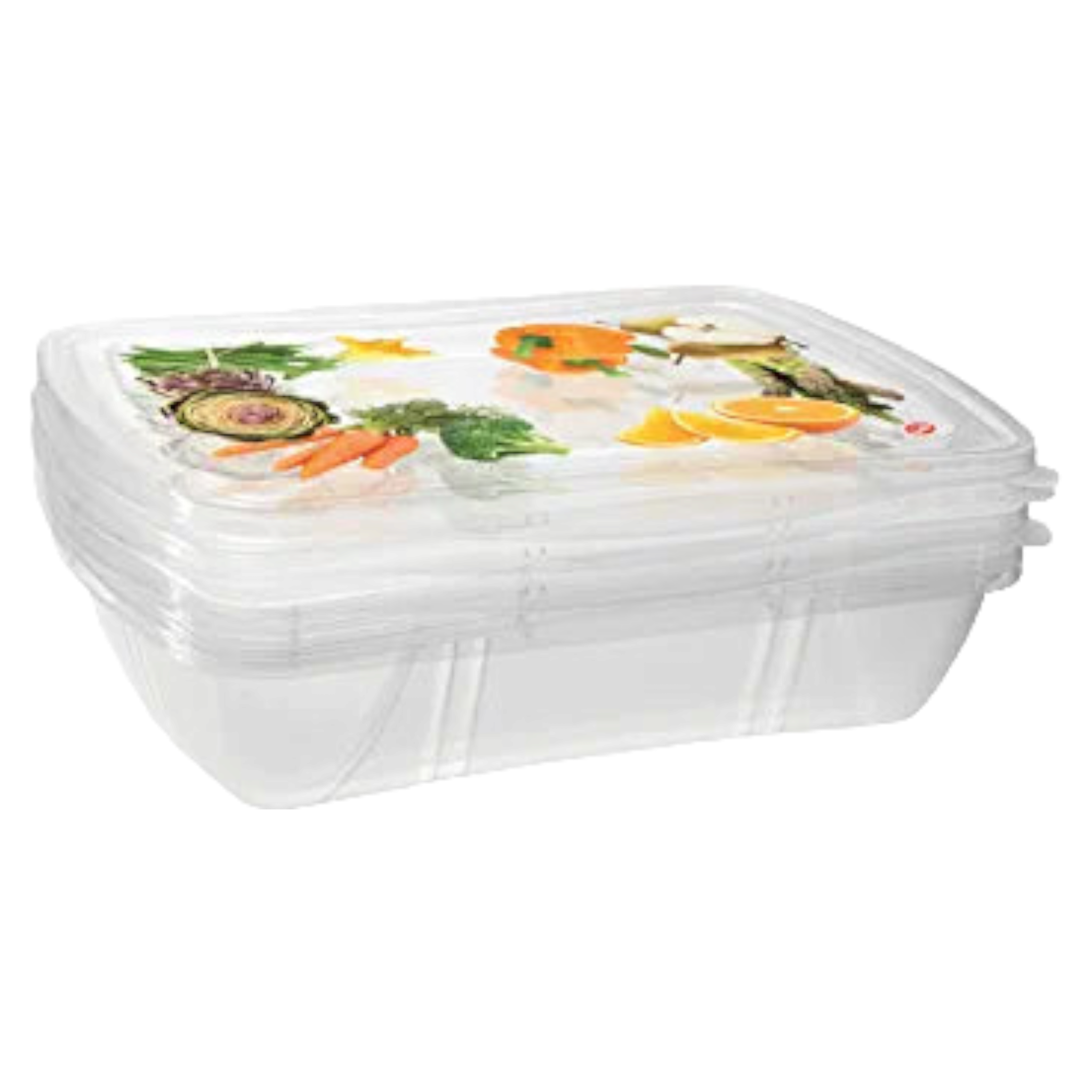 Snips Fresh Food Saver Container Rectangular 1L 3pc Set 15118