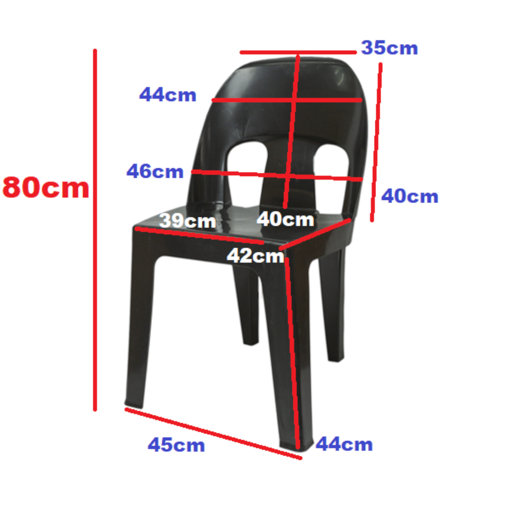 Econo Party Chair Black
